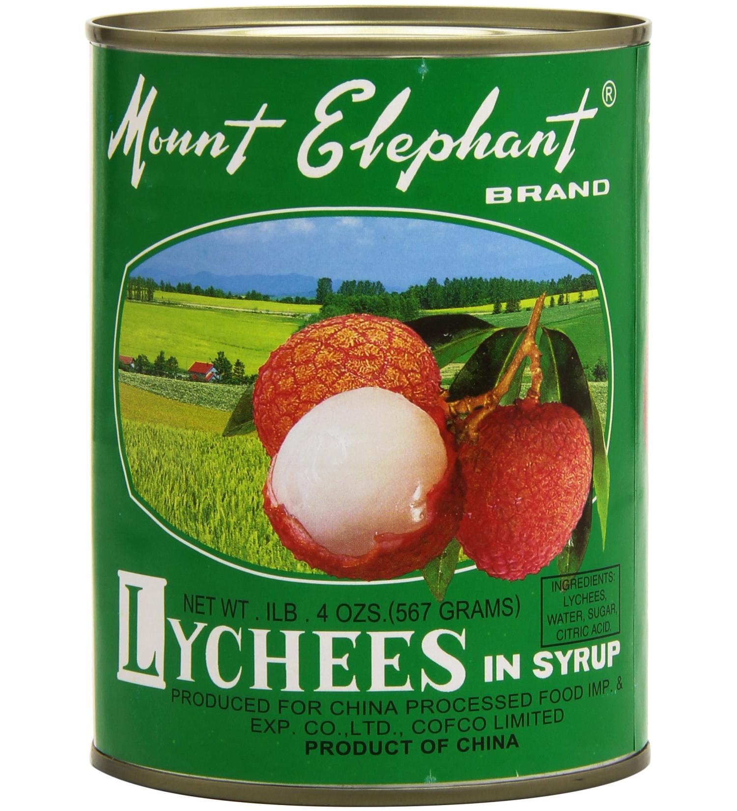 Mount Elephant Lychees 567g in Light Syrup - Buy Online on GoSupps.com