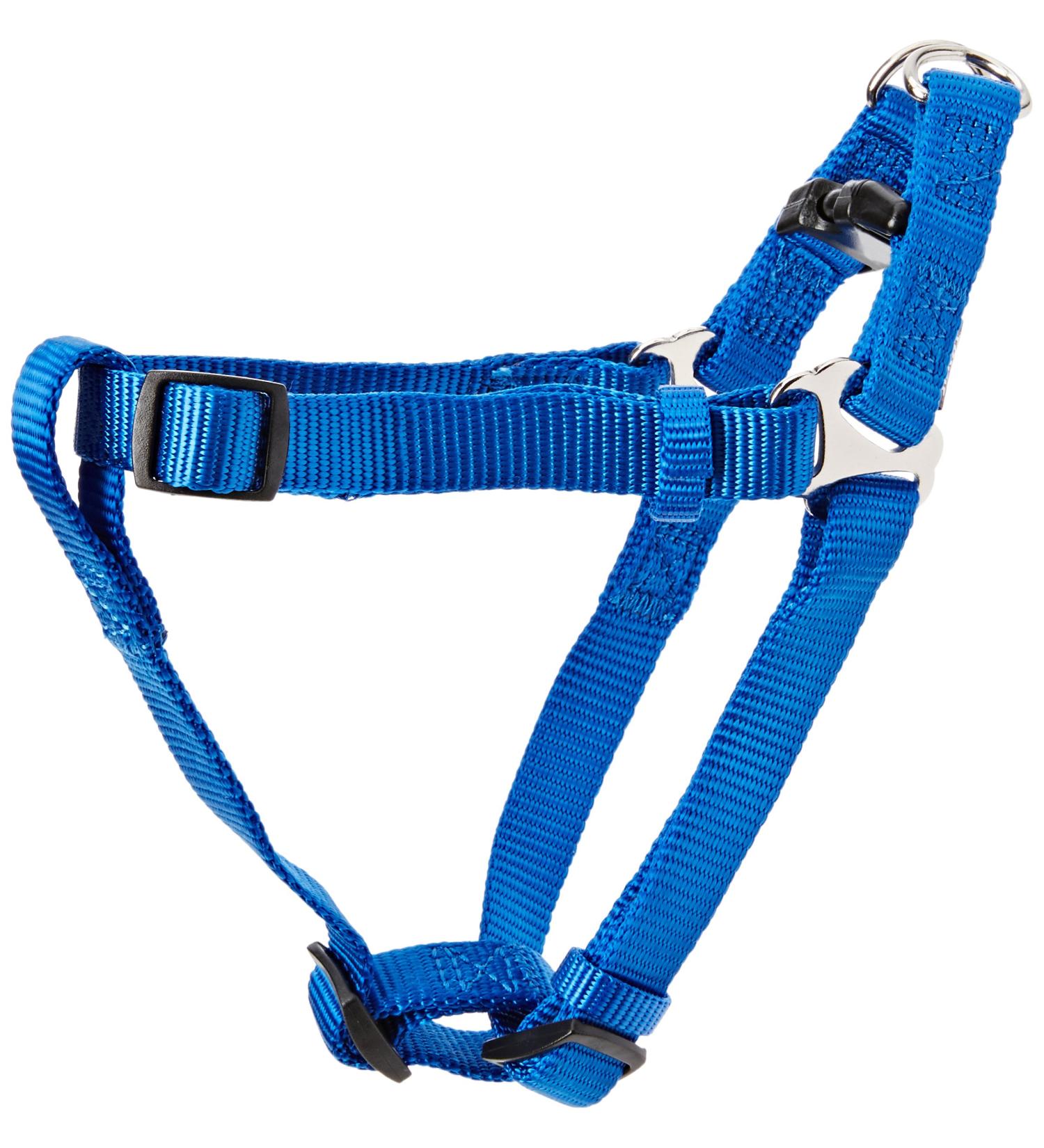 Trixie Premium Touring Tears Size L-XL: Breast circumference 70 110 cm / 25 mm in royal blue-sporty dog harness with pleasant fleece padding infinitely adjustable for very large dogs 204202 blue L-XL (70-100 cm / 25 mm)