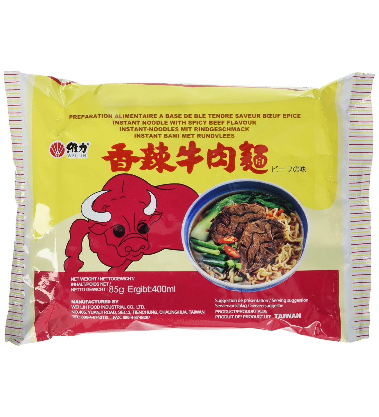  Wei Lih Wei Lih Instant Noodles Beef Flavor 30 Packs of 85g - Buy Online on GoSupps.com