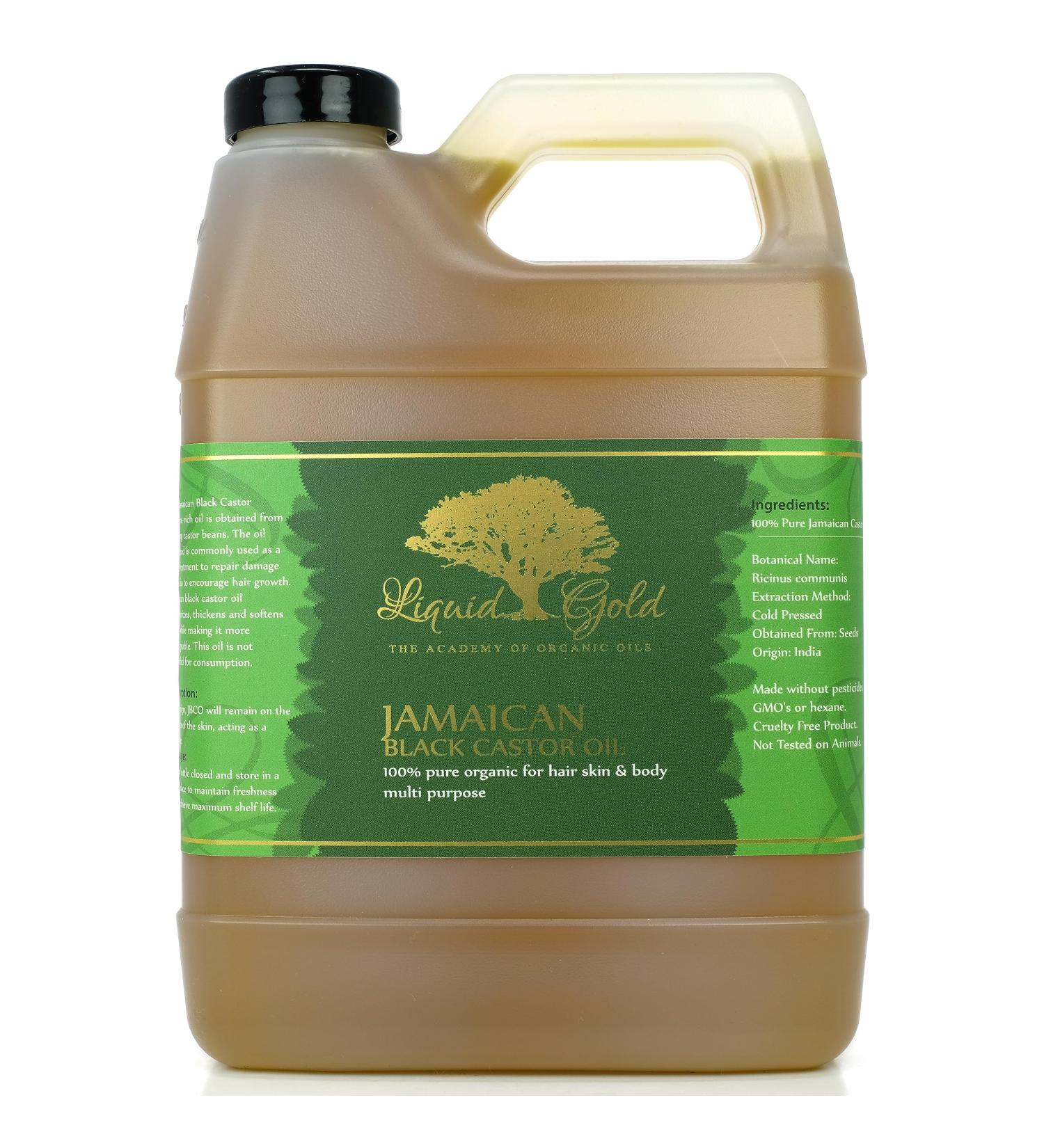 Premium Jamaican Black Castor Oil 32 oz - Cold Pressed Pure & Organic - Best for Hair & Skin Care - Buy Online on GoSupps.com