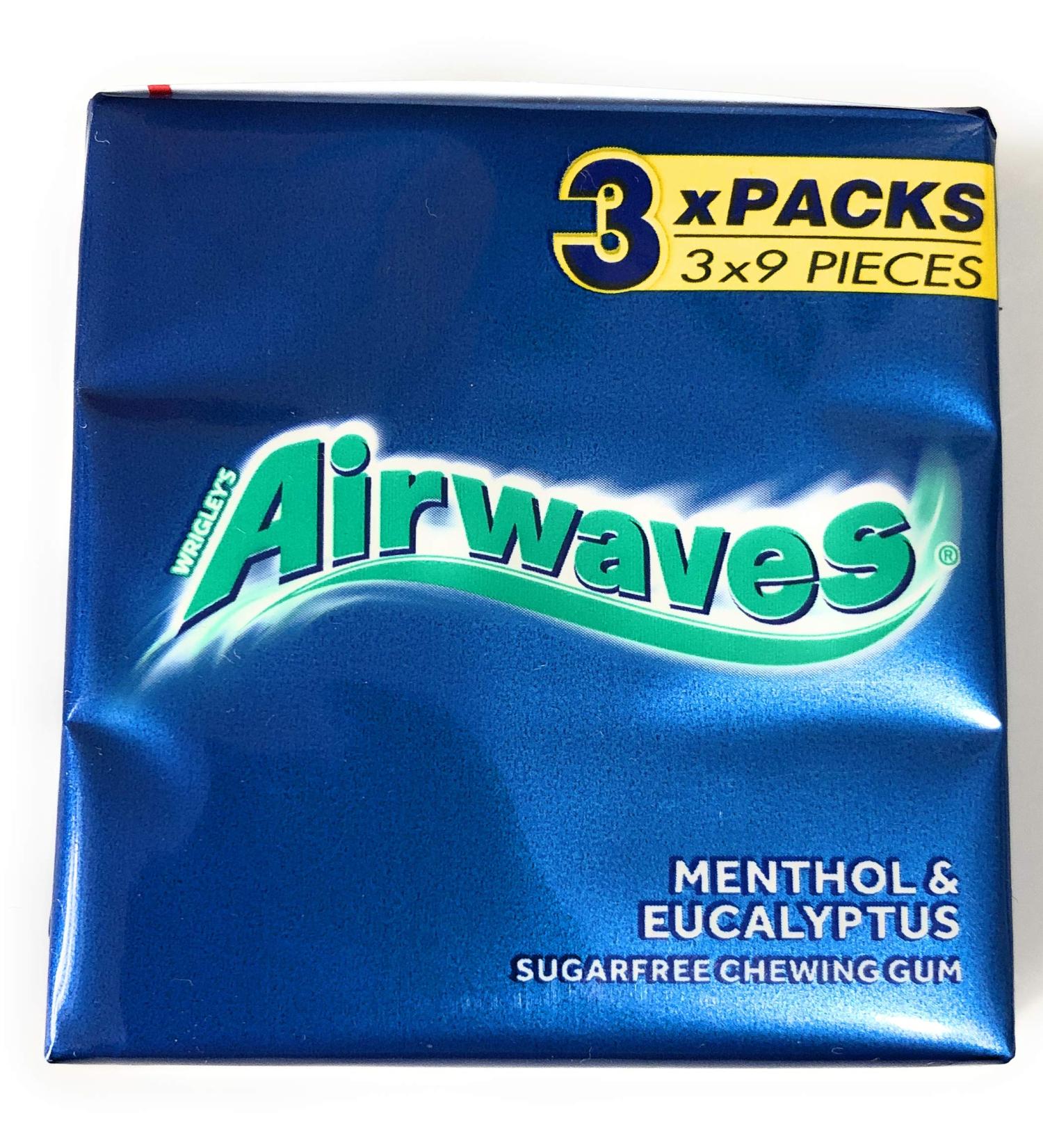 Airwaves Chewing gums Menthol and Eucalyptus 37 g