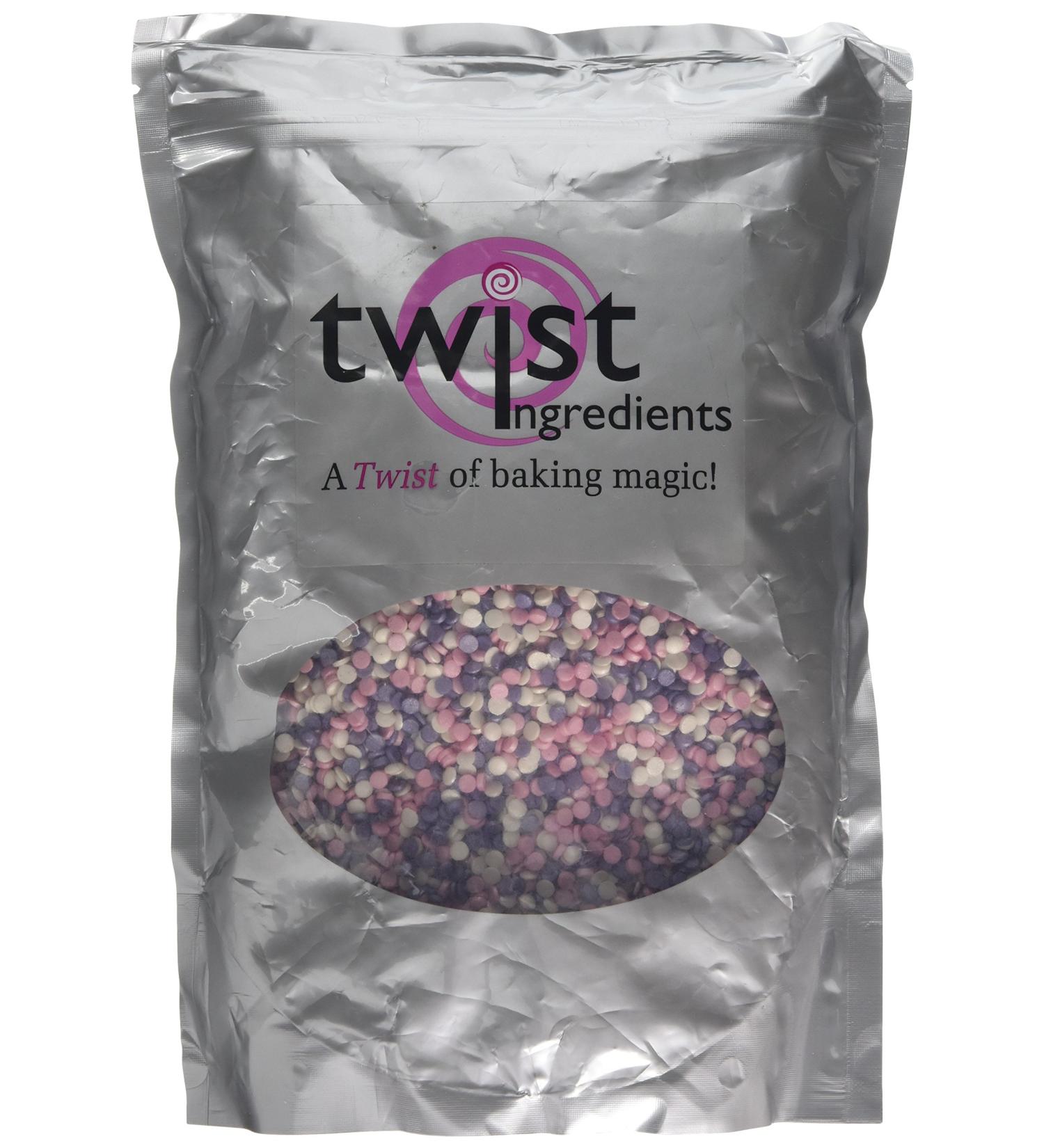 Twist Ingredients Glimmer Ice Pink Mix Confetti 800 g