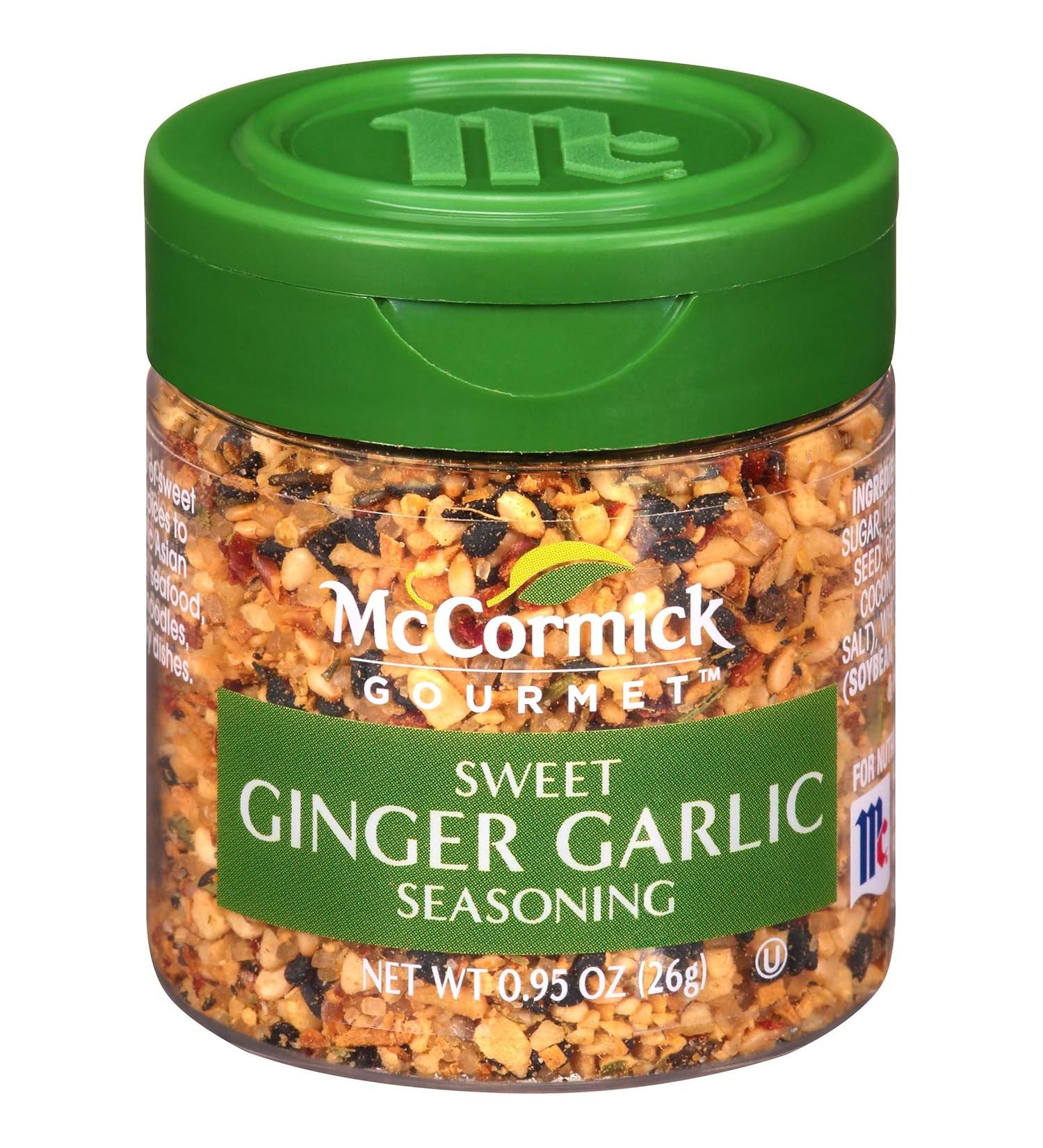 McCormick Gourmet Sweet Ginger Garlic Seasoning - Pack of 6 - 0.95 Oz. - Buy Online on GoSupps.com