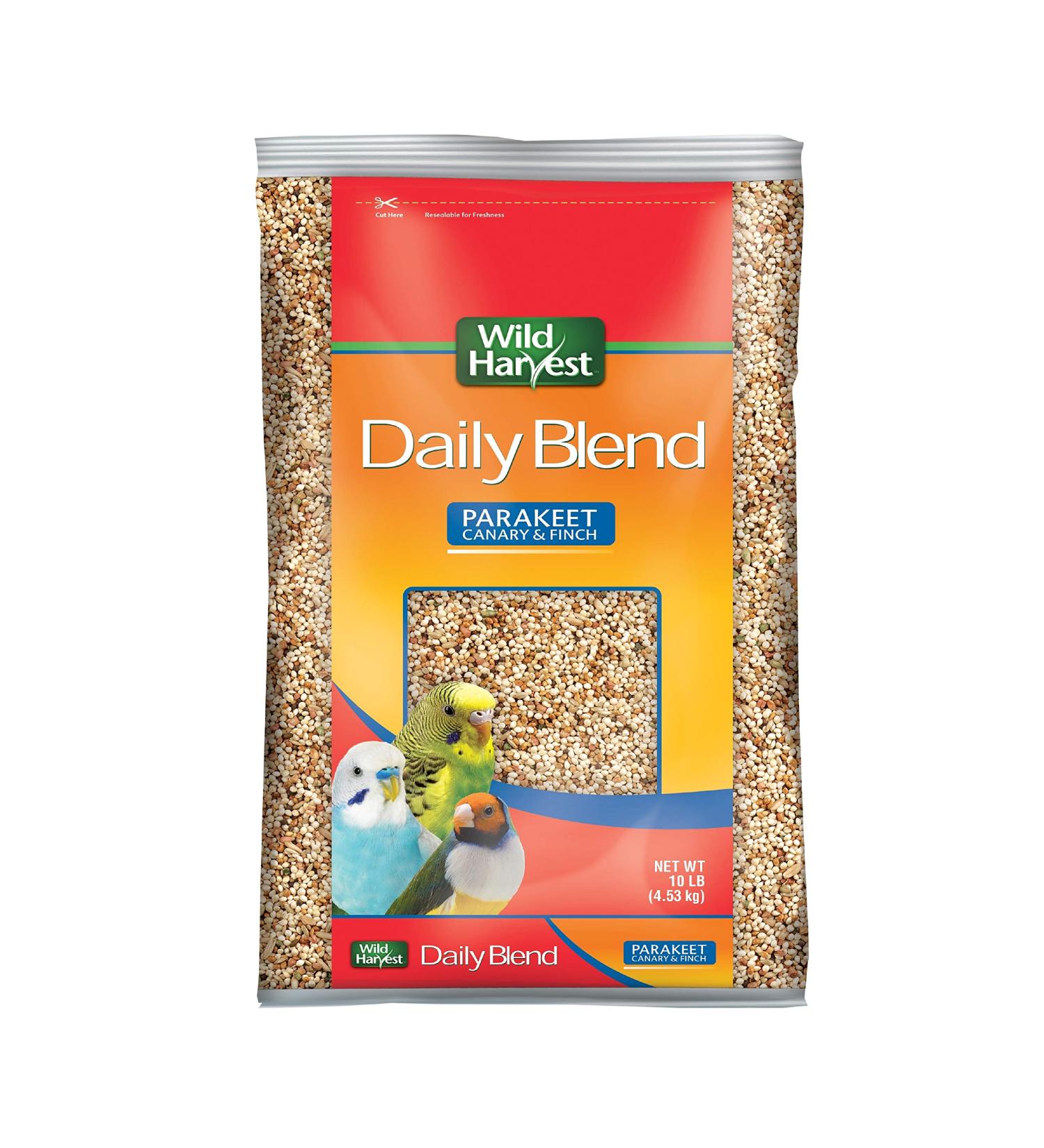 Wild Harvest Daily Blend Nutrition Diet for Parakeet, Canary, and Finch - 10 lb - Buy Online on GoSupps.com