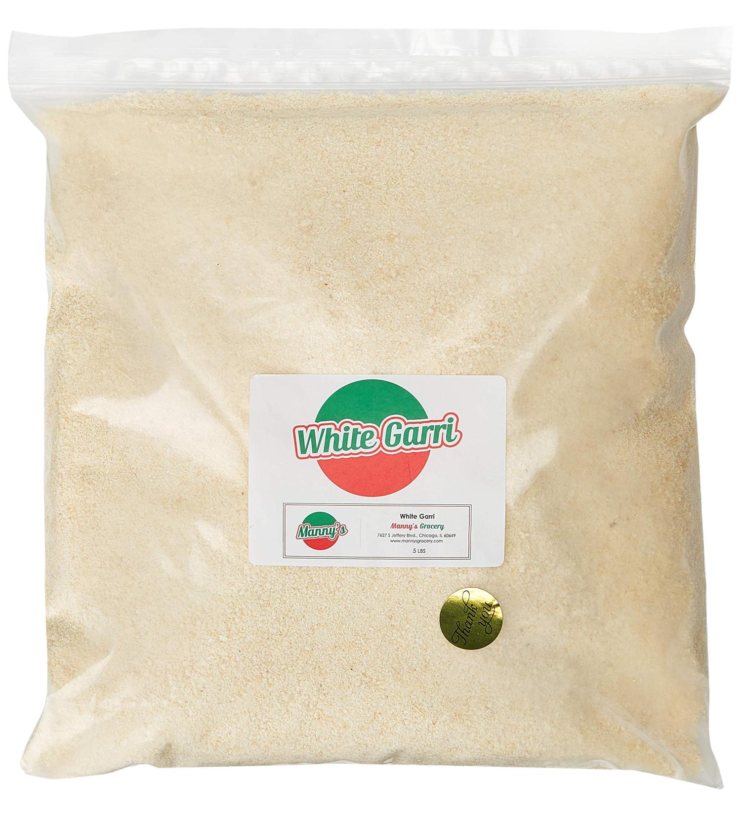 Organic African White Gari - Ghana 5 LB | Premium Quality Cassava Product - Buy Online on GoSupps.com