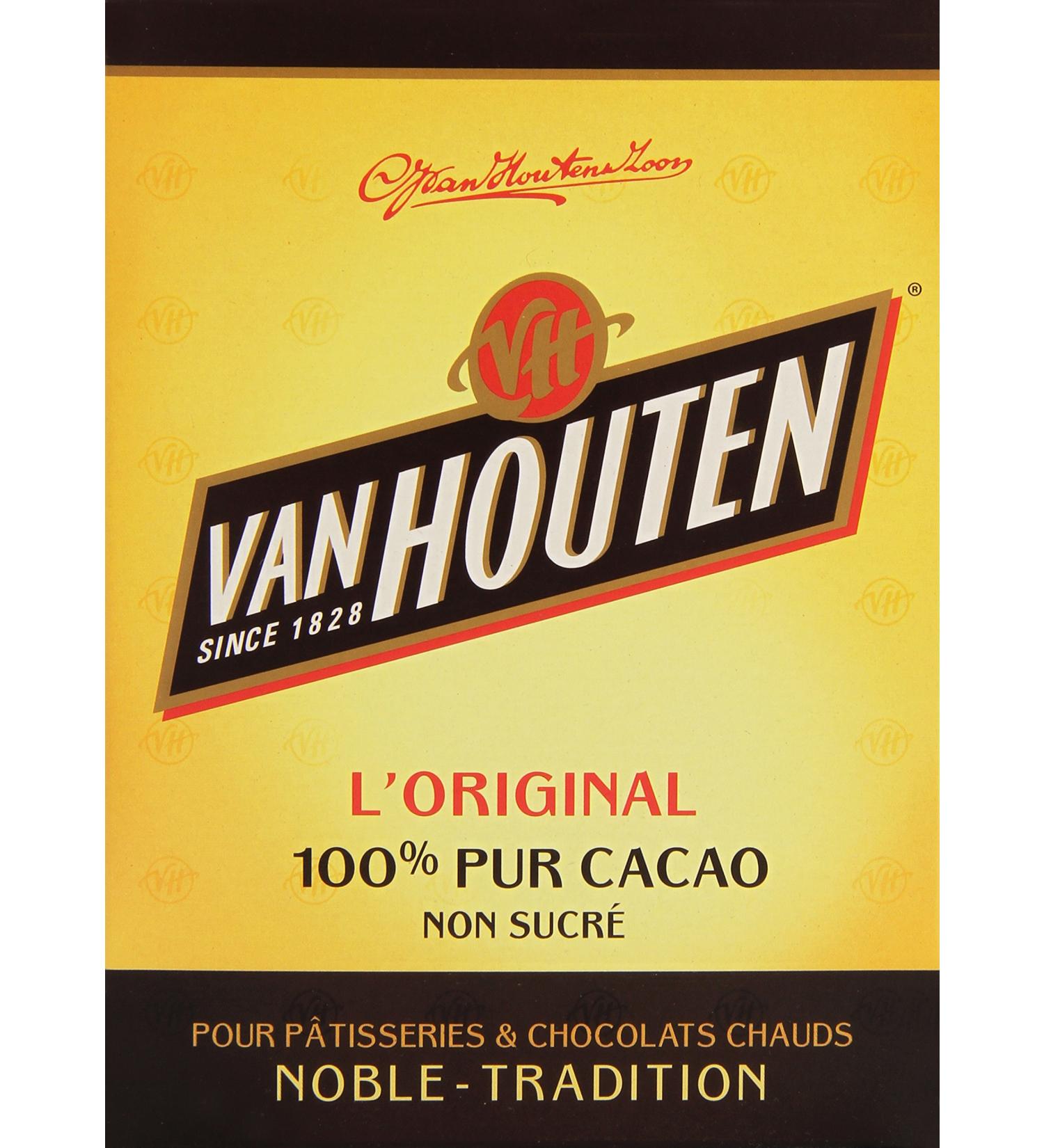 Van Houten Pur L'Coque 250 g Cocoa Pack of 4 - Buy Online on GoSupps.com