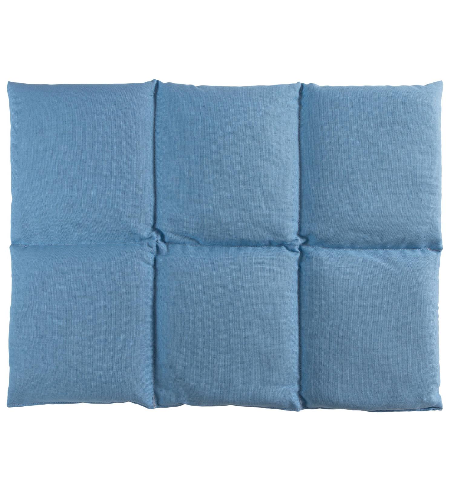 Country of Giraffe Large Rapeseed Pillow - 40x30cm Heat Pillow for Back & Abdominal Support - Light Blue Grain Pillow - Buy Online on GoSupps.com