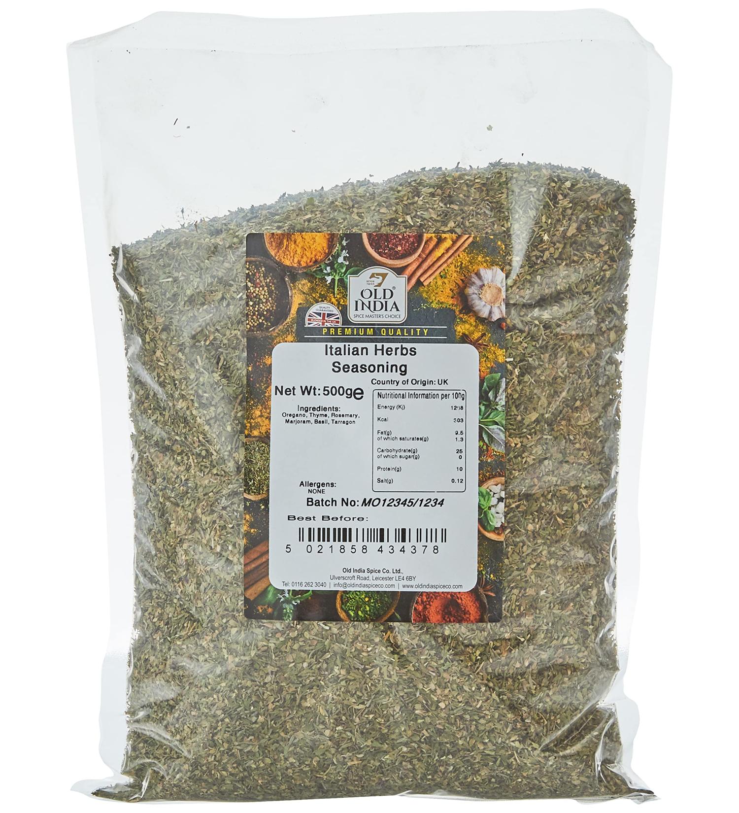 Old India Italian Herbs Seasoning 500g - Authentic Blend of Italian Herbs | Pack of 1 - Buy Online on GoSupps.com