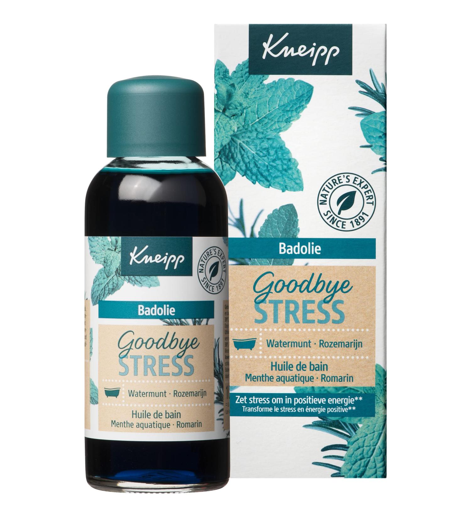 Kneipp Goodbye Stress Bathing Oil - Relaxing Bath Oil for Stress Relief - 1 Piece - International Shipping Available - Buy Online on GoSupps.com