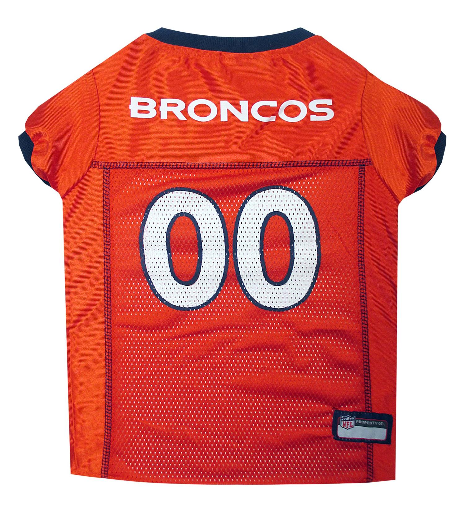 NFL Denver Broncos Dog Jersey - Medium Size | Officially Licensed Football Costume for Pets - Buy Online on GoSupps.com