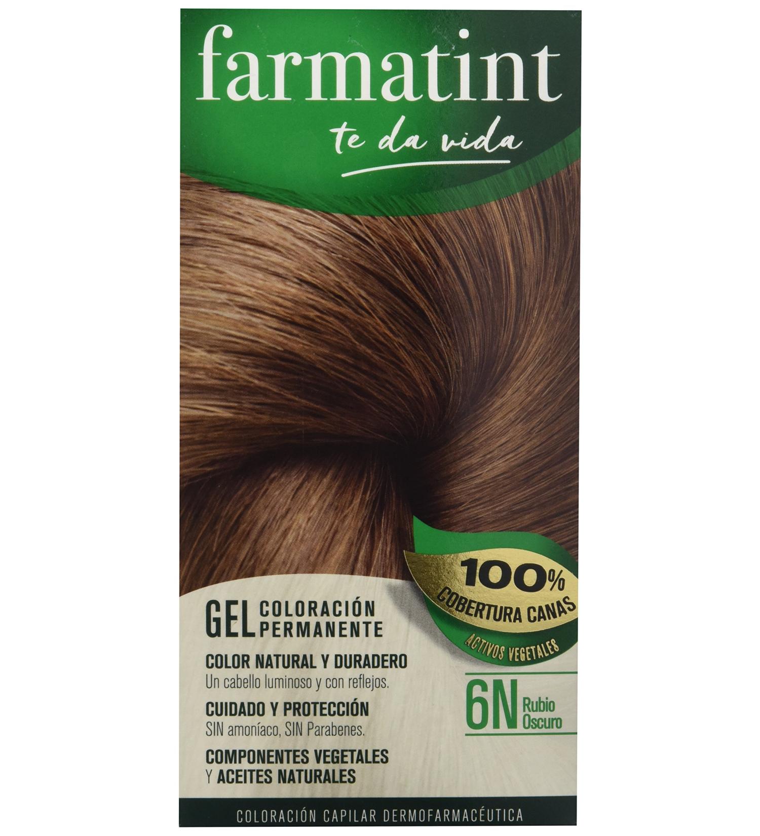 Farmatint Hair Color 6N Dark Blonde - Long-Lasting Ammonia-Free International Shipping - Buy Online on GoSupps.com
