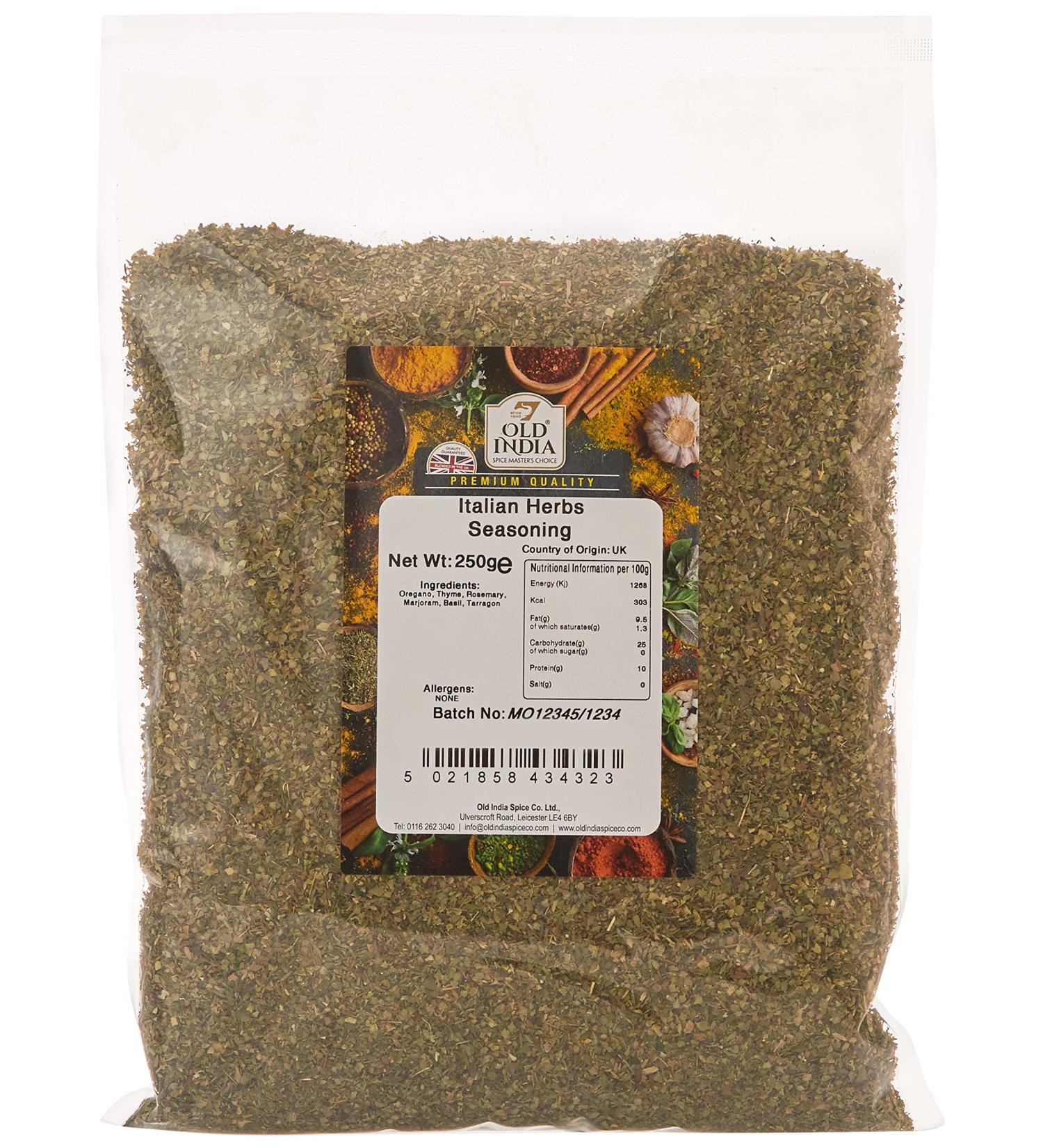Old India Italian Herbs Seasoning 250g - Authentic Blend for Flavorful Dishes | Pack of 1 - Buy Online on GoSupps.com