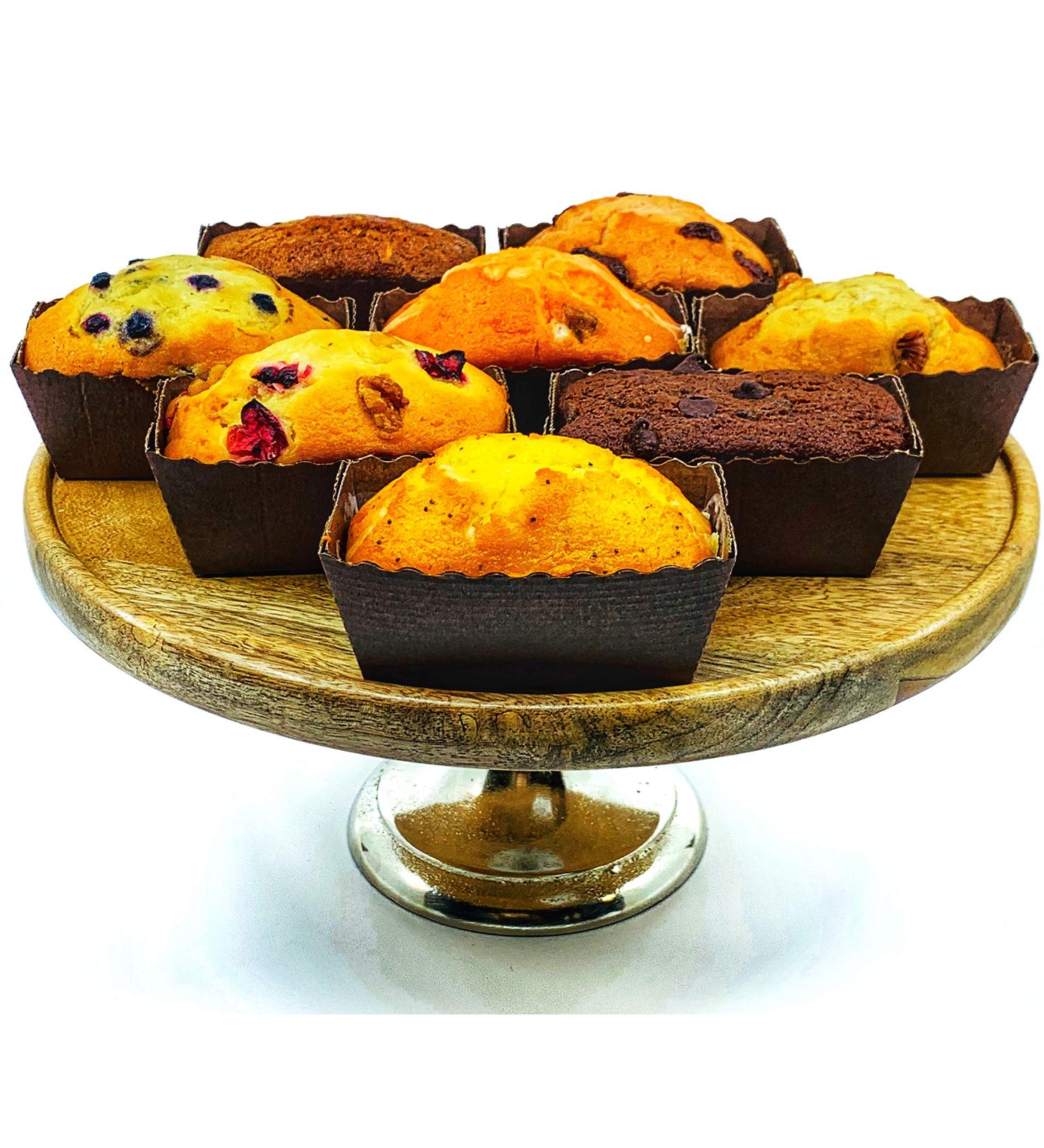 The Baking Institute's Gourmet Fresh Baked Breakfast Bread Loafs - 4 oz - 8 Pack Bold Variety Mix Assortment - Individually Wrapped Desserts in Assorted Flavors - Banana  Blueberry  Cranberry Walnut  Lemon  Carrot  Orange  Chocolate Chip Date  Strawberry  - Buy Online on GoSupps.com