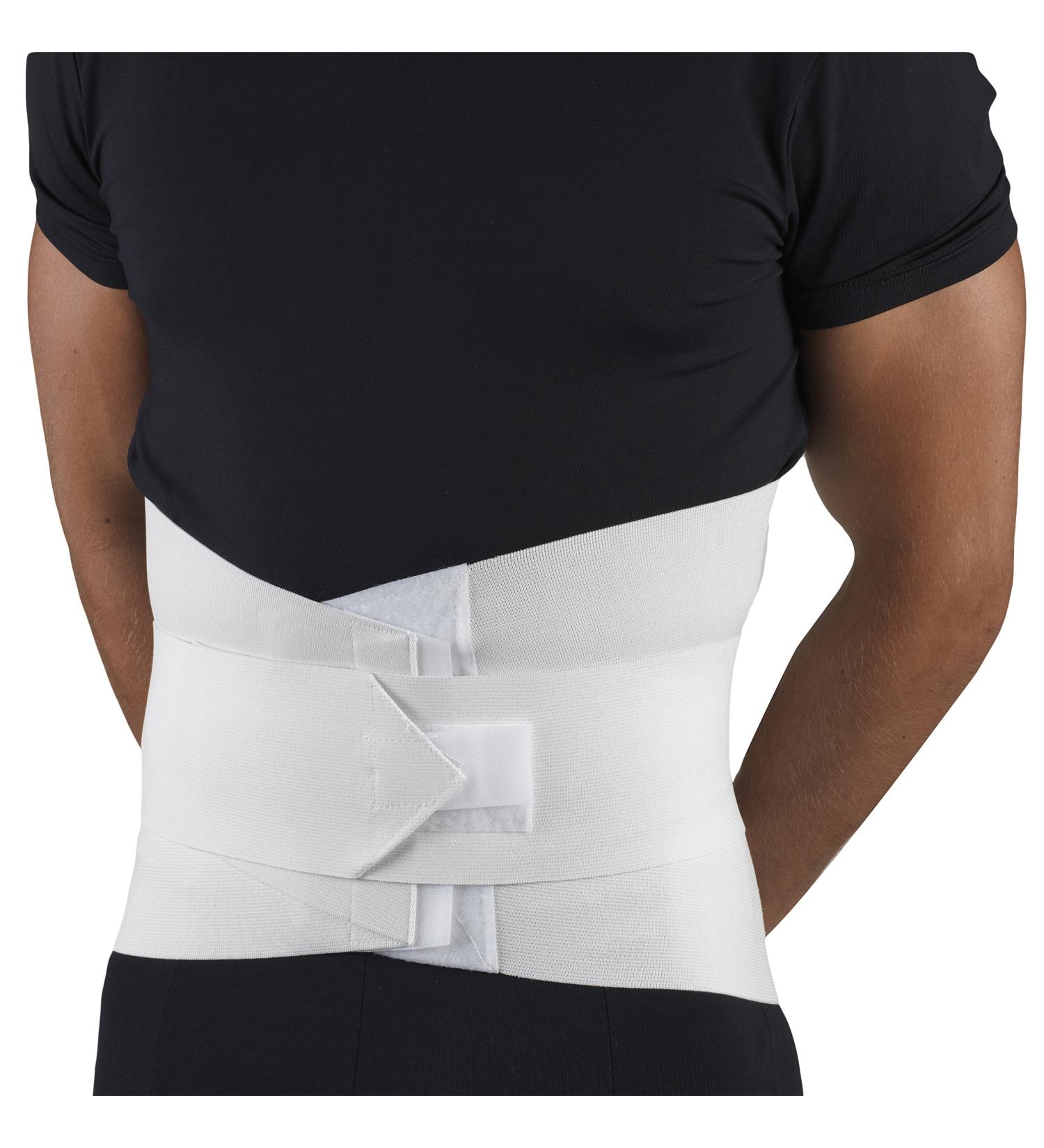 Buy OTC Lumbo-Sacral Support - 11-Inch Back Brace Strong Compression Abdominal Uplift - 2X-Large White - International Shipping Available - Buy Online on GoSupps.com