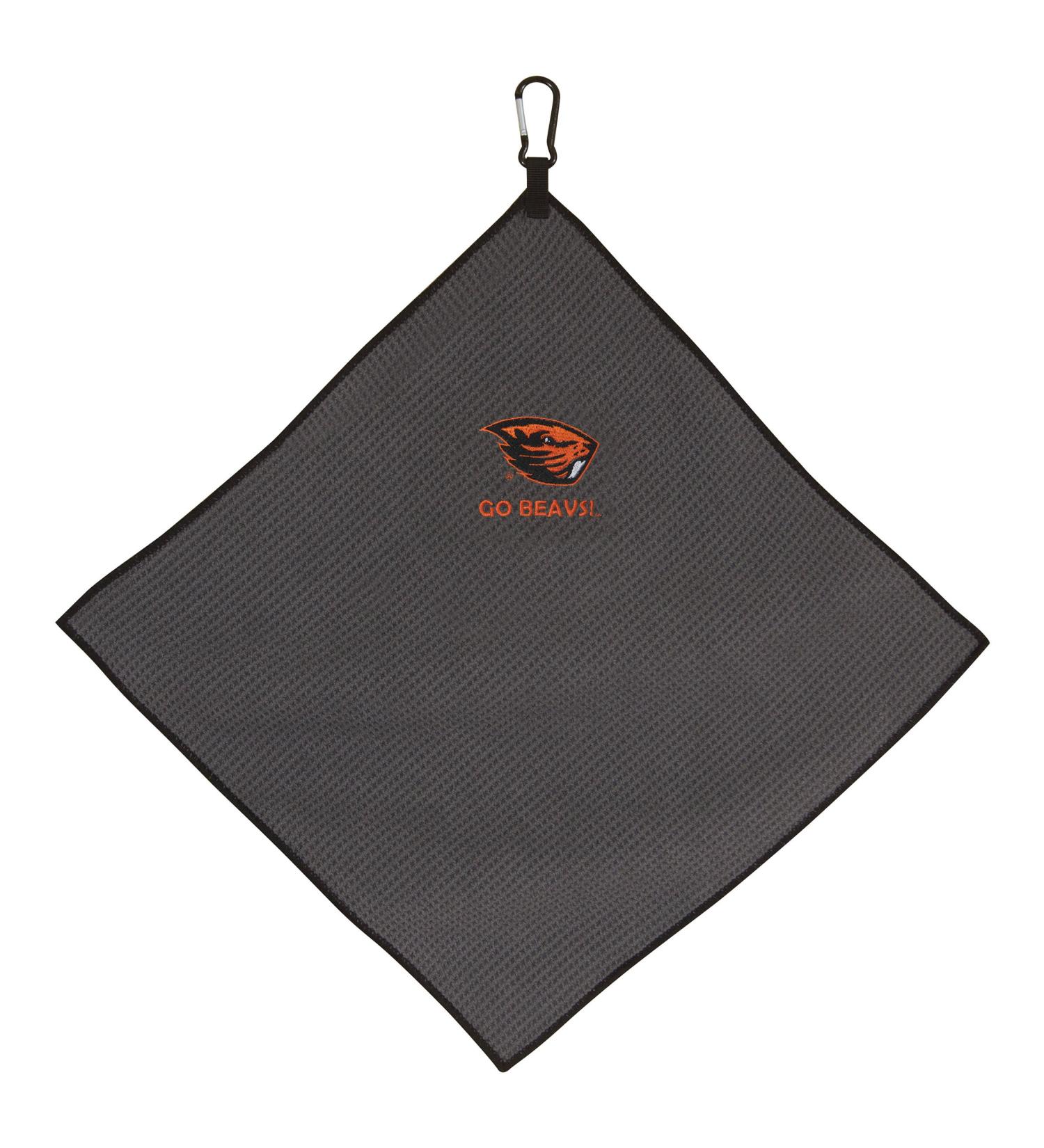 Team Effort Collegiate 15" x 15" Grey Microfiber Towel Oregon State Beavers