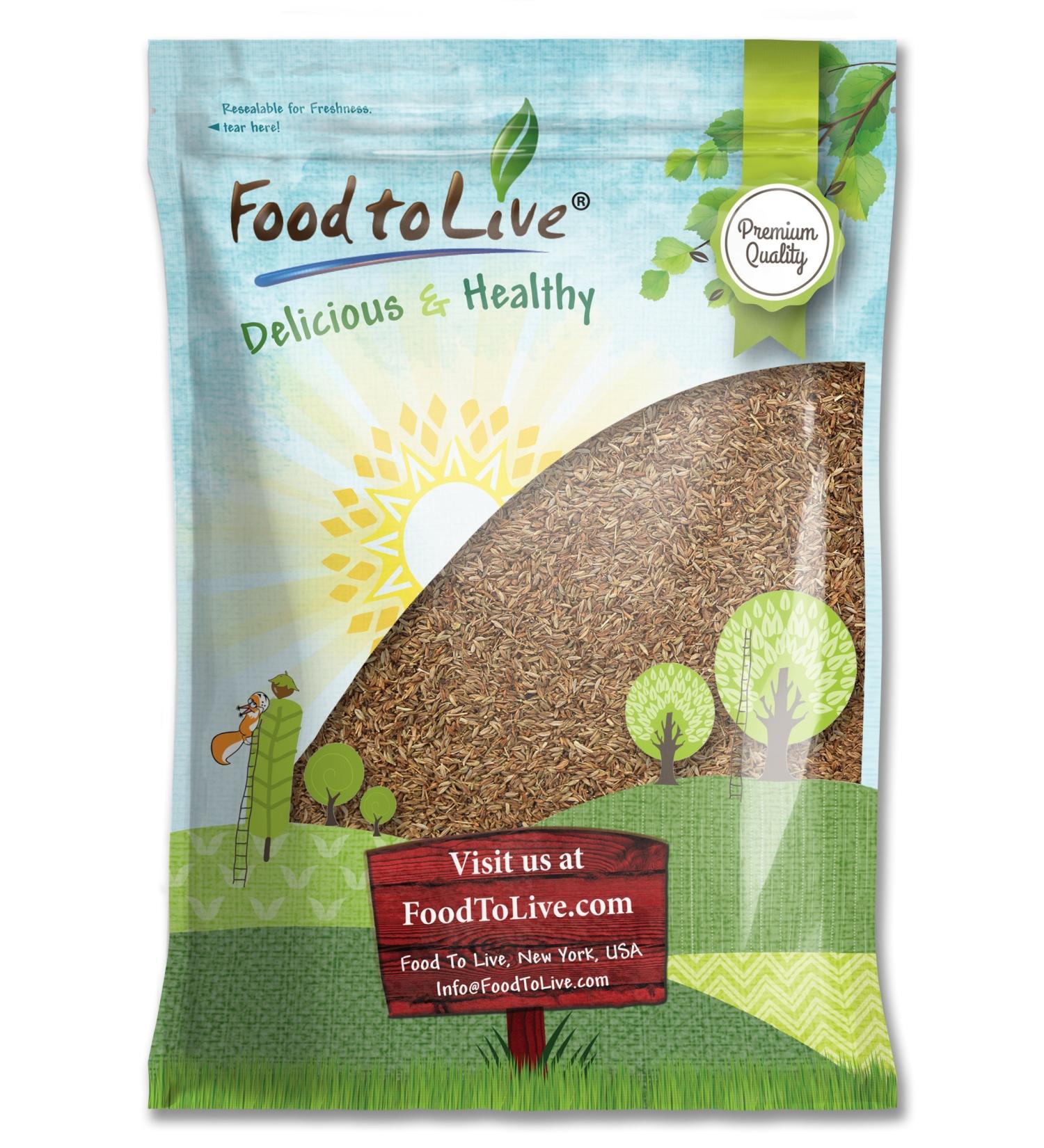Cumin Seeds 5 lb - Non-GMO Verified, Fragrant Spice for Mexican, Middle Eastern & Indian Dishes - High in Iron, Magnesium & Fiber - Vegan, Kosher Bulk Pack - Jeera Seeds - Buy Online on GoSupps.com