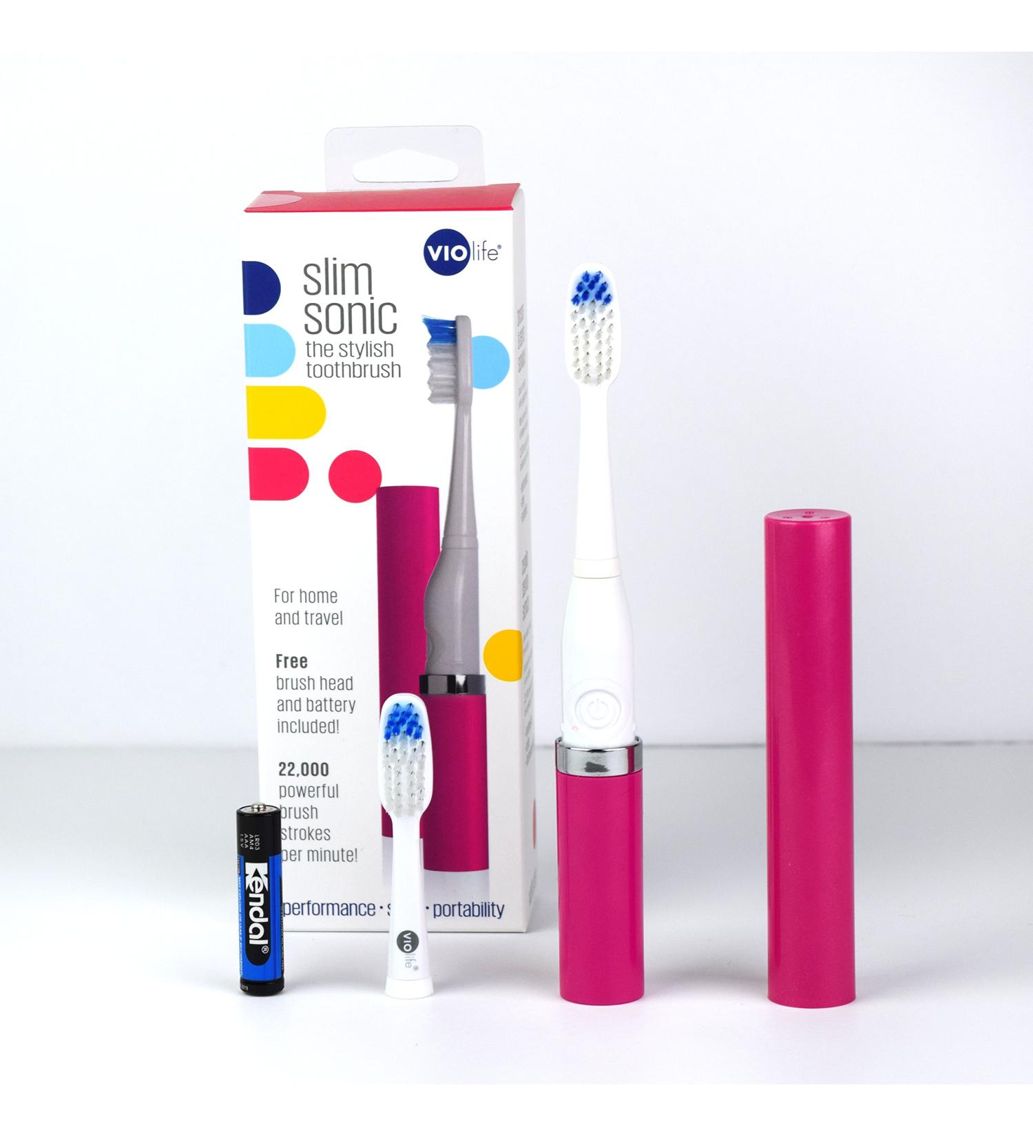 Violife Vss202 Sonic Electric Toothbrush - Raspberry Pink - 0.15lb - Home & Travel - Buy Online on GoSupps.com