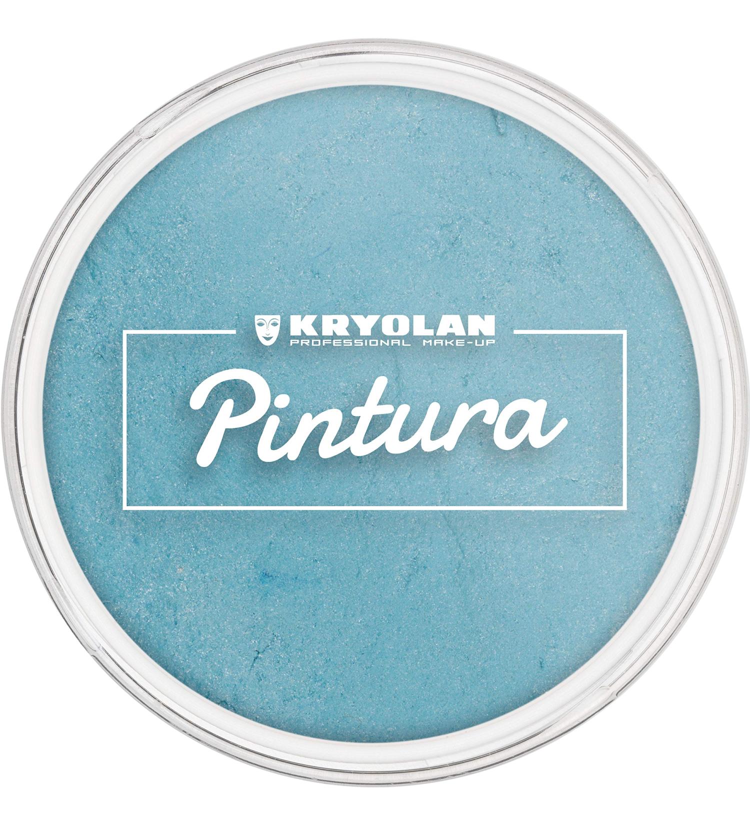 Kryolan Pintura Water Color 25ml - Pearl Blue | Vegan Washable Perfume-Free Paraben-Free Gluten-Free | Ideal for Kids Parties Halloween & Carnival - Buy Online on GoSupps.com