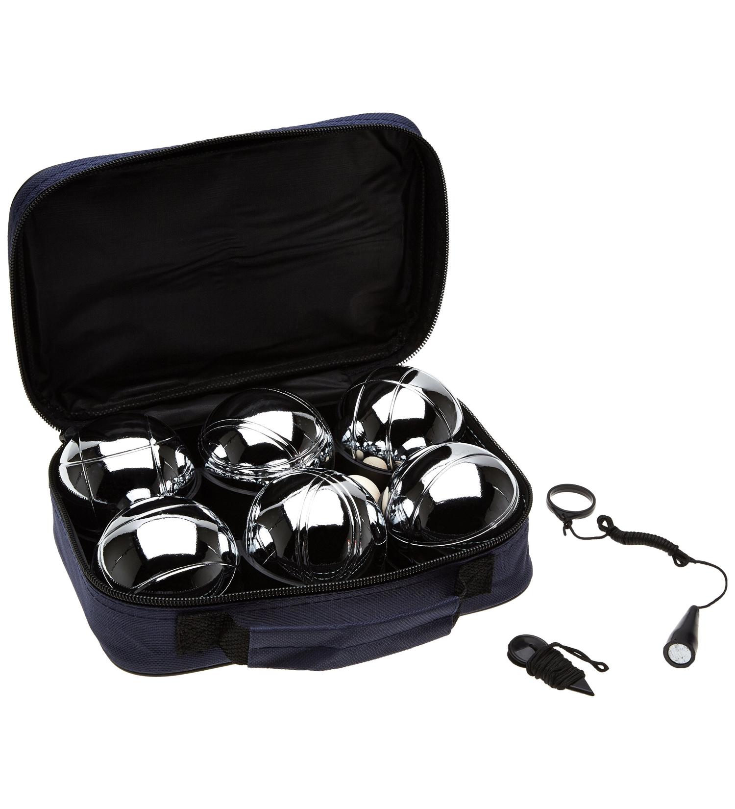 HUDORA Unisex Adults 72000/01 HUDORA Boule Set silver 6 EU