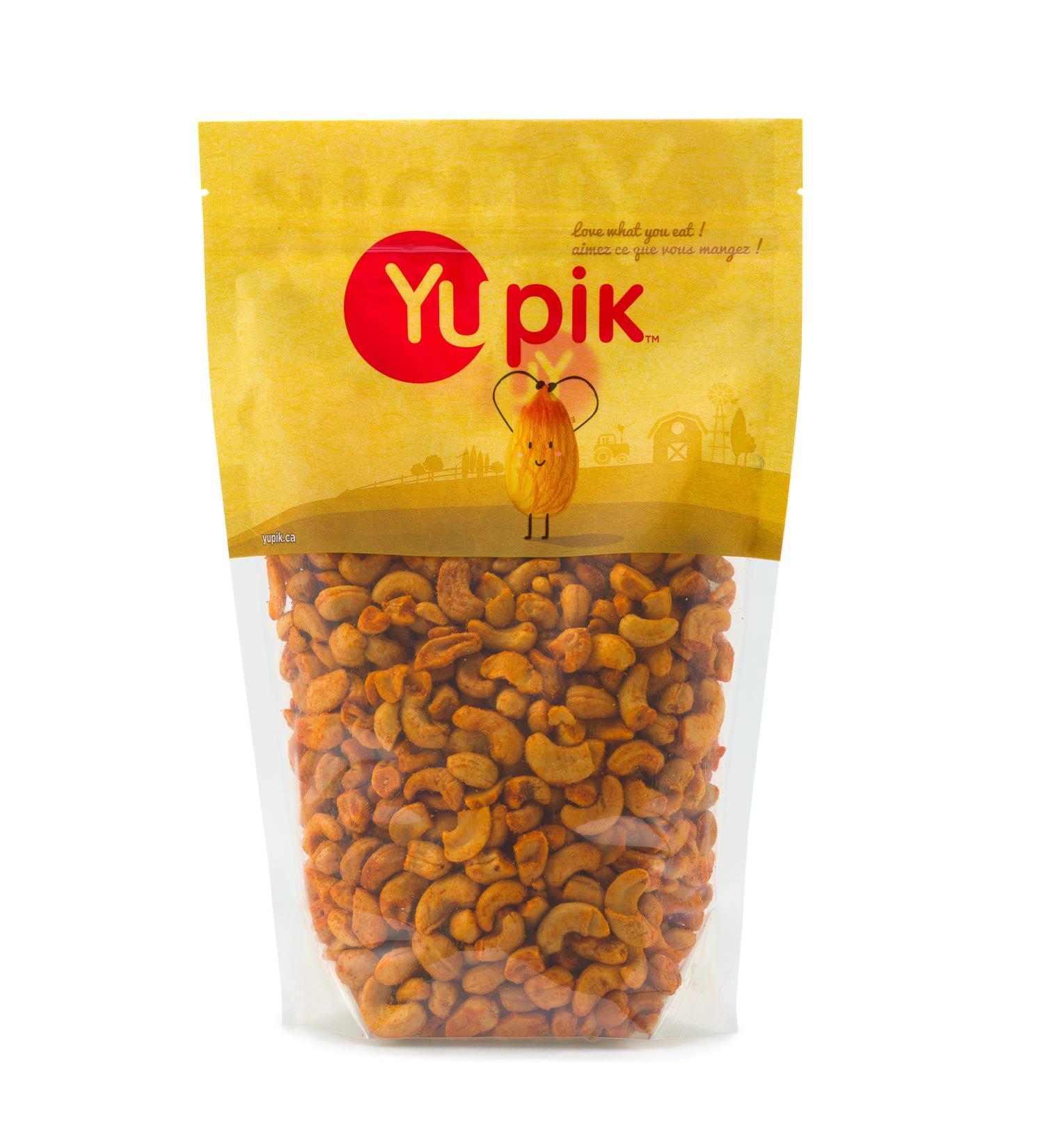 Yupik BBQ Cashews 1 kg Kosher Vegan Roasted Salted Nuts Seasoned Nuts with Spices Unique Smoky Flavor Source of Protein & Iron Crunchy Savory Snacks 1 kg (Pack of 1) - Buy Online on GoSupps.com