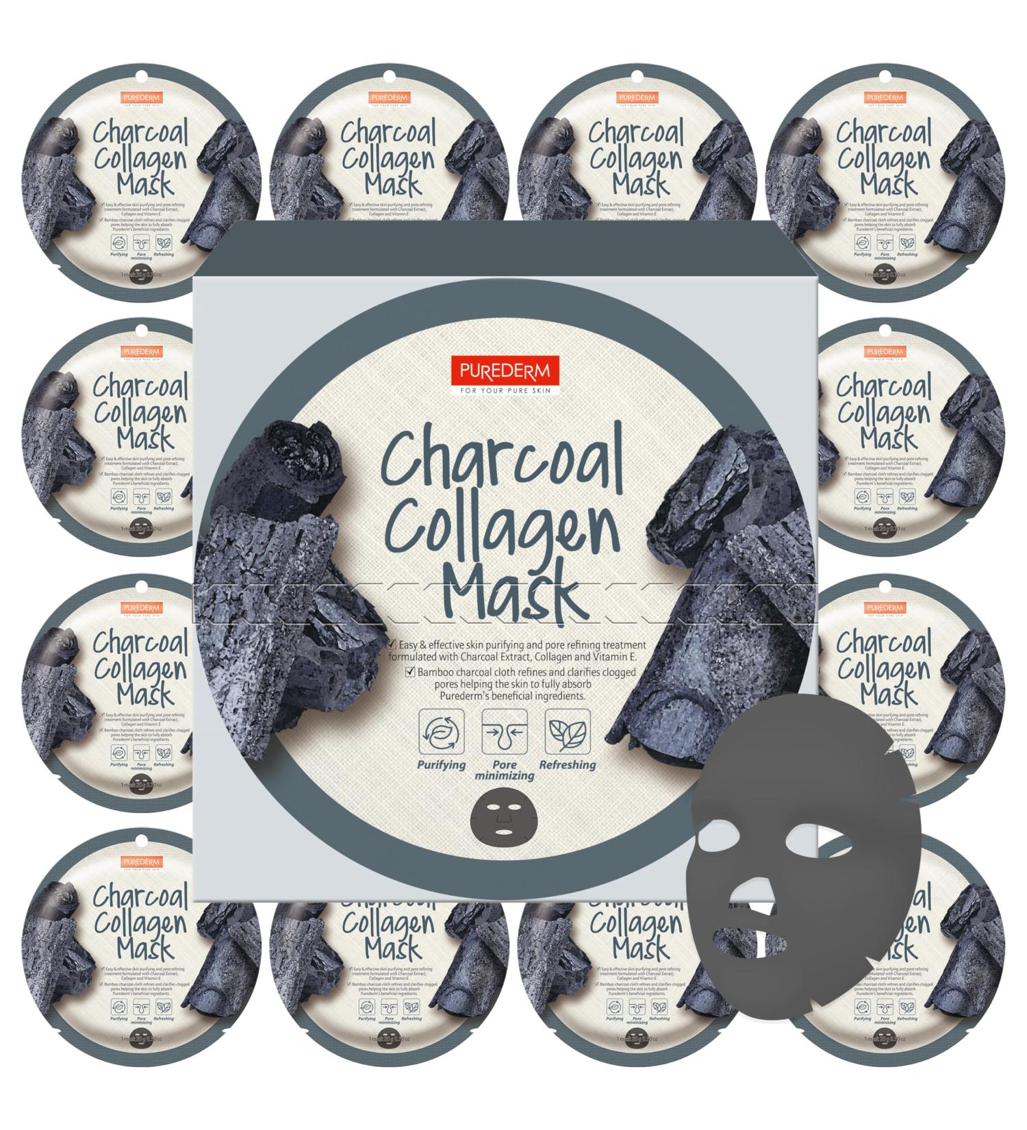 Purederm - Charcoal Collagen Mask