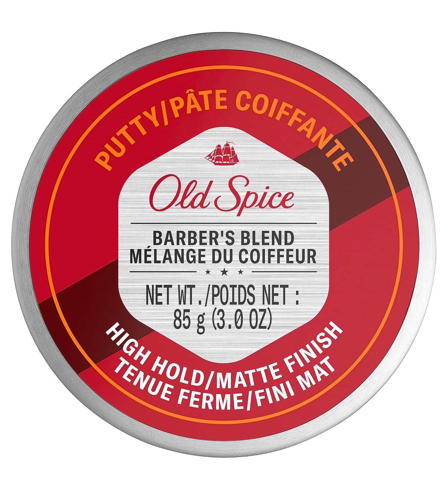 Old Spice Hair Styling Putty for Men - High Hold & Matte Finish Aloe Infused 3oz | Barber's Blend - Buy Online on GoSupps.com