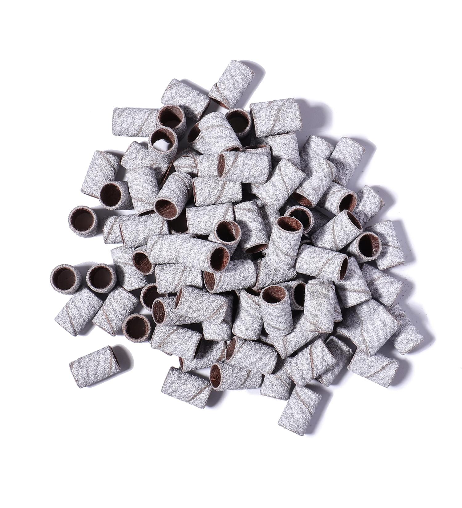 BNG 240 Grit Sanding Bands 100PCS - Electric Nail Drill Bits for Professional Manicure Pedicure - File Replacement 100 Count - Buy Online on GoSupps.com