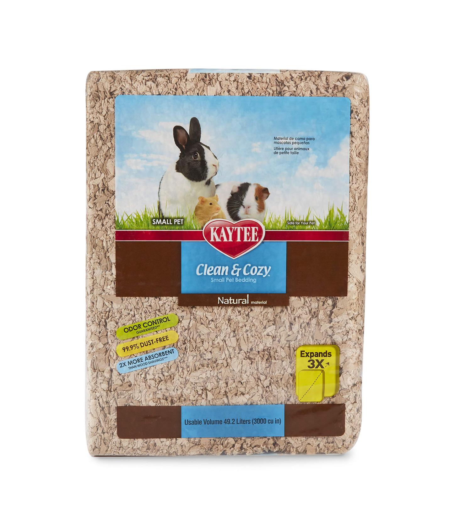 Kaytee Clean & Cozy Natural Small Animal Bedding - 49.2 Liters - Buy Online on GoSupps.com