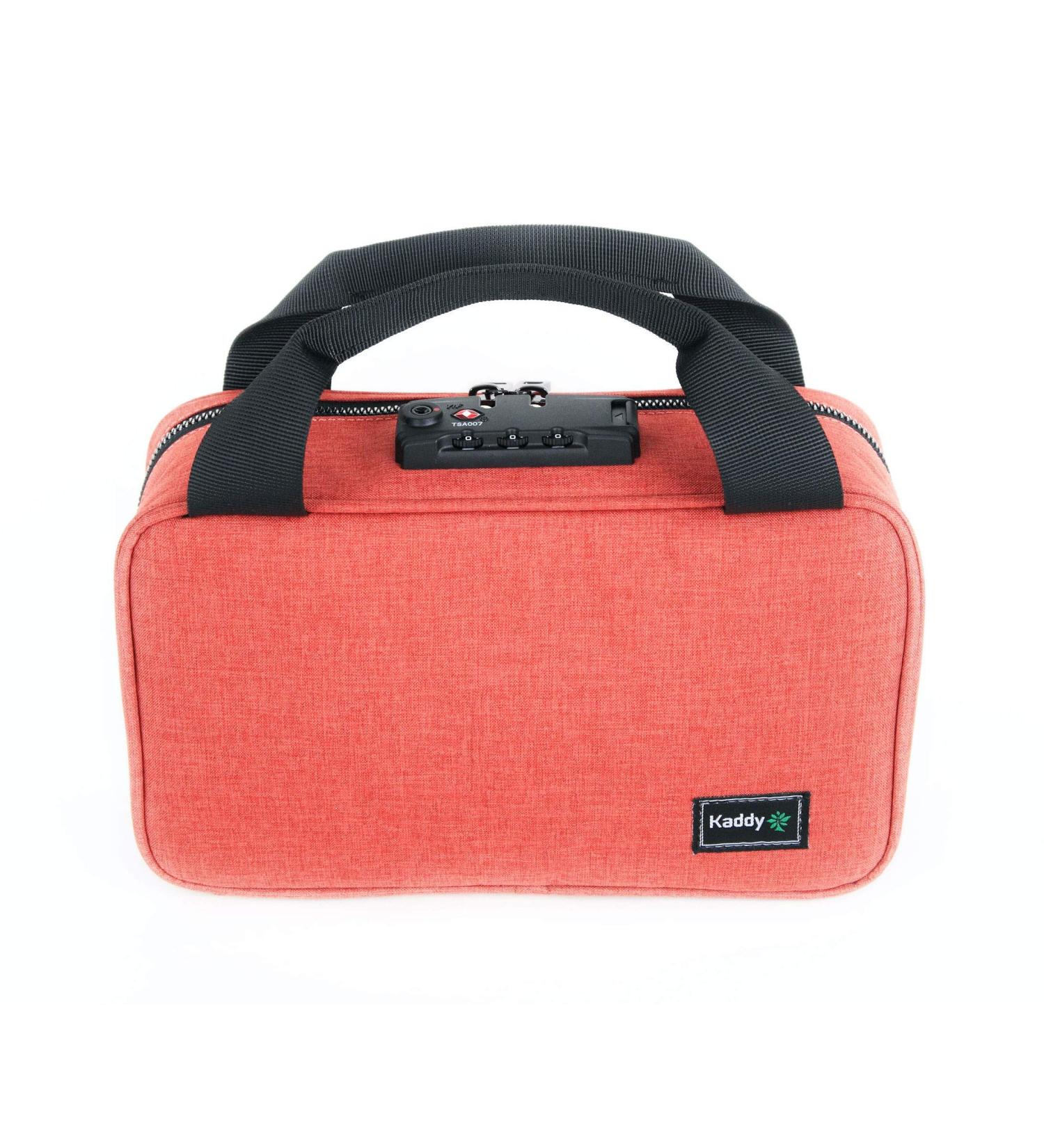 Kaddy Secure Pill Organizer Box - TSA Approved Lock - Red - Buy Online on GoSupps.com