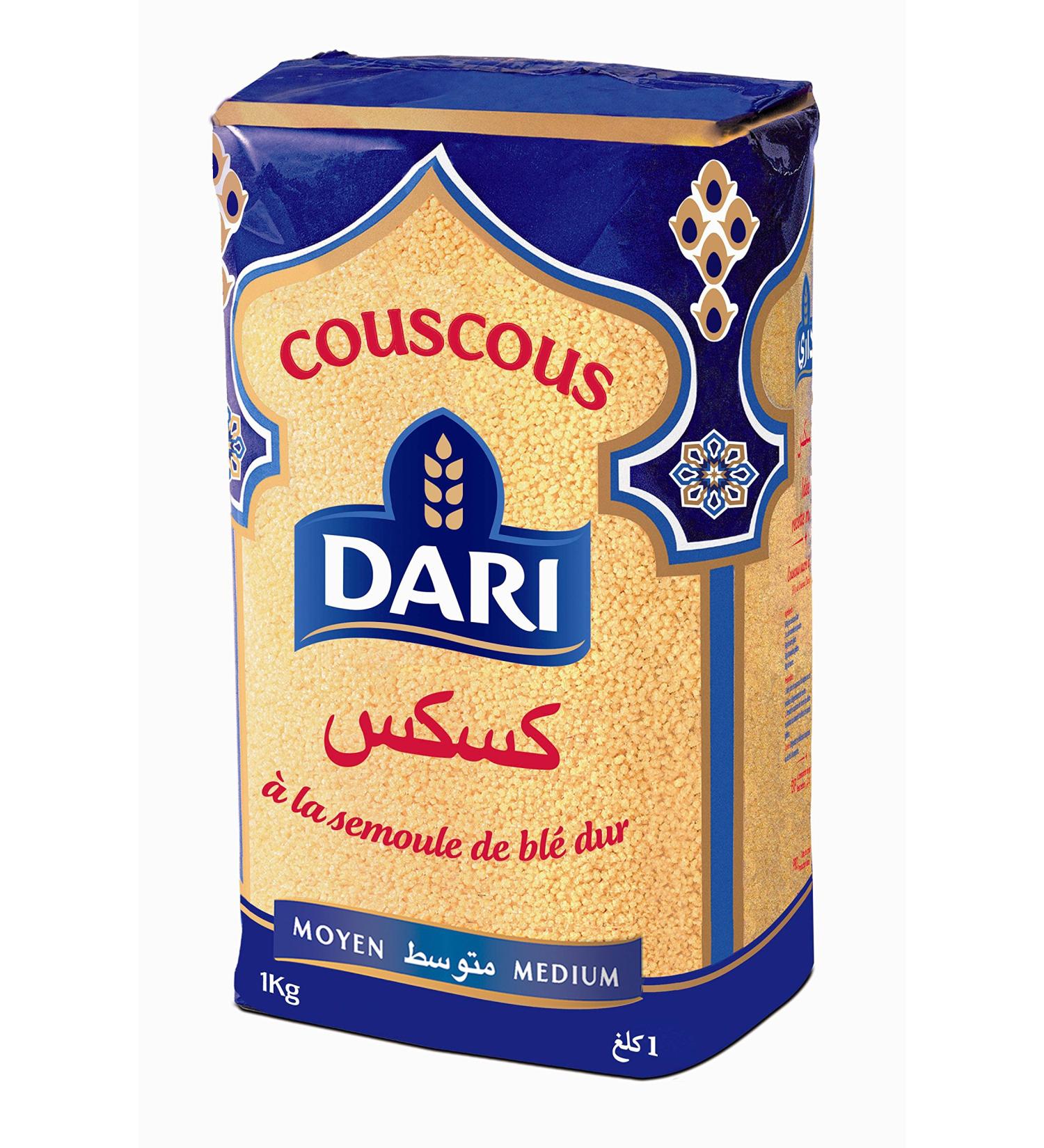 Dari Couscous Medium 1kg - Authentic Moroccan Couscous | Premium Quality - Buy Online on GoSupps.com