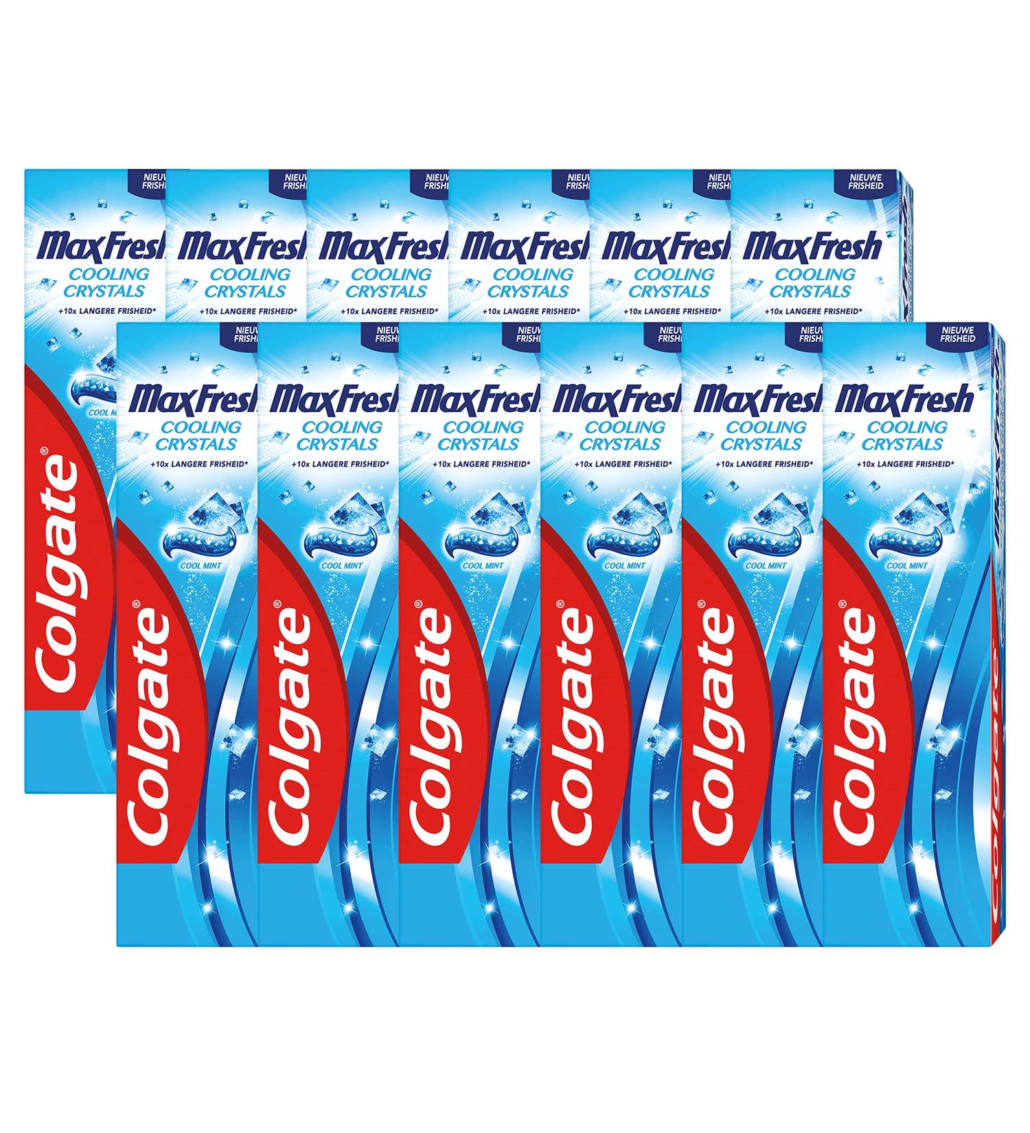 Colgate Max Fresh Toothpaste with Cooling Crystals - 75ml | Fresh Breath & Whitening - International Shipping Available - Buy Online on GoSupps.com
