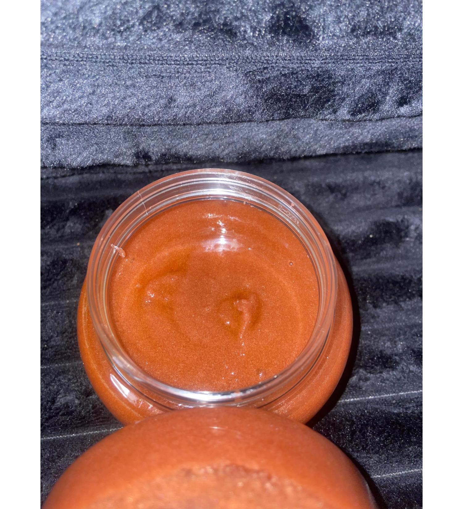 Merlot Glow Rose Body Scrub Exfoliating Skin Treatment with Natural Rose Scent Smoothing and Softening Formula