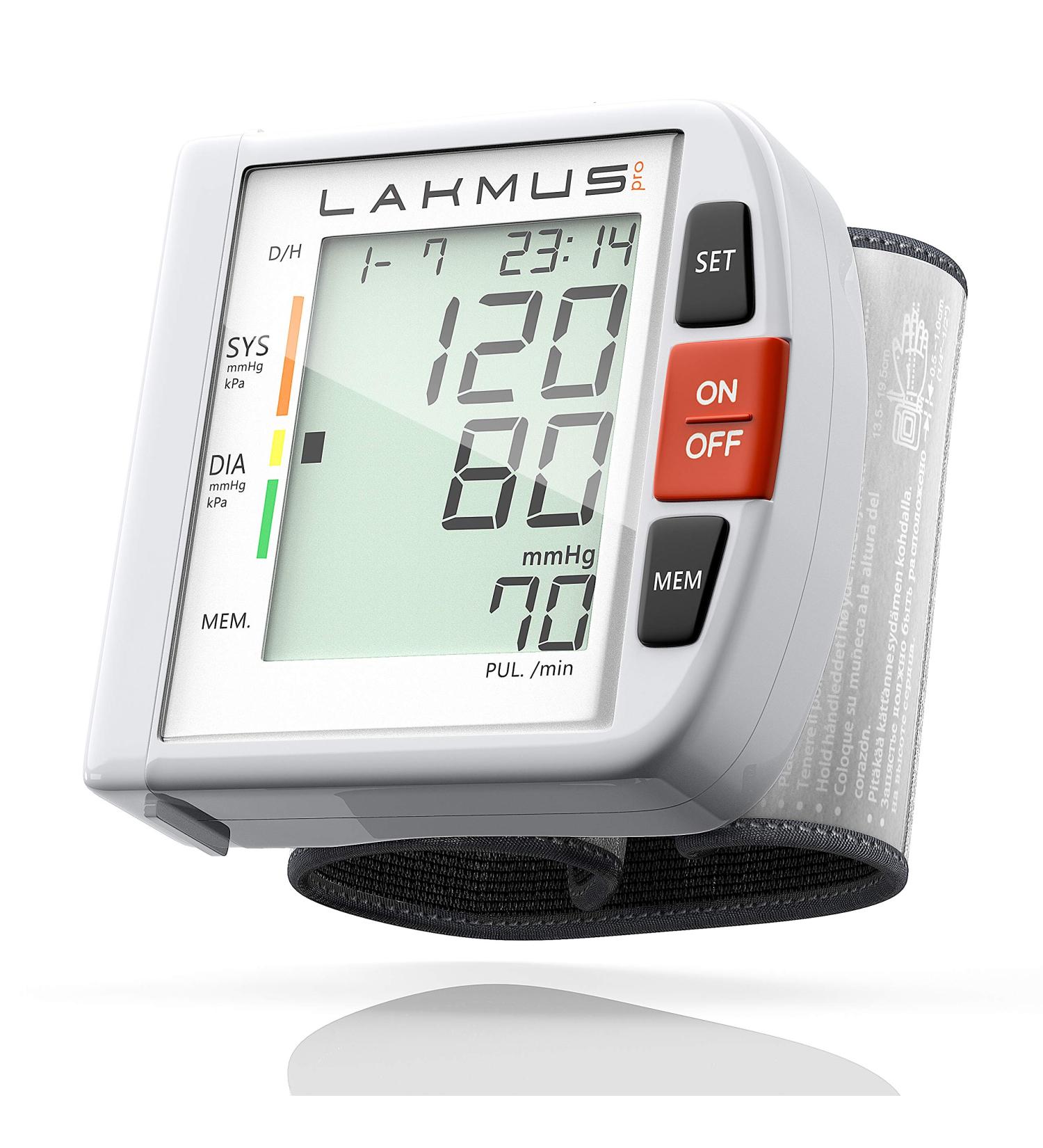 Digital Wrist Blood Pressure Monitor - Fully Automatic with Large LCD Display & Carrying Case - Accurate BP Machine for Home Use - Buy Online on GoSupps.com