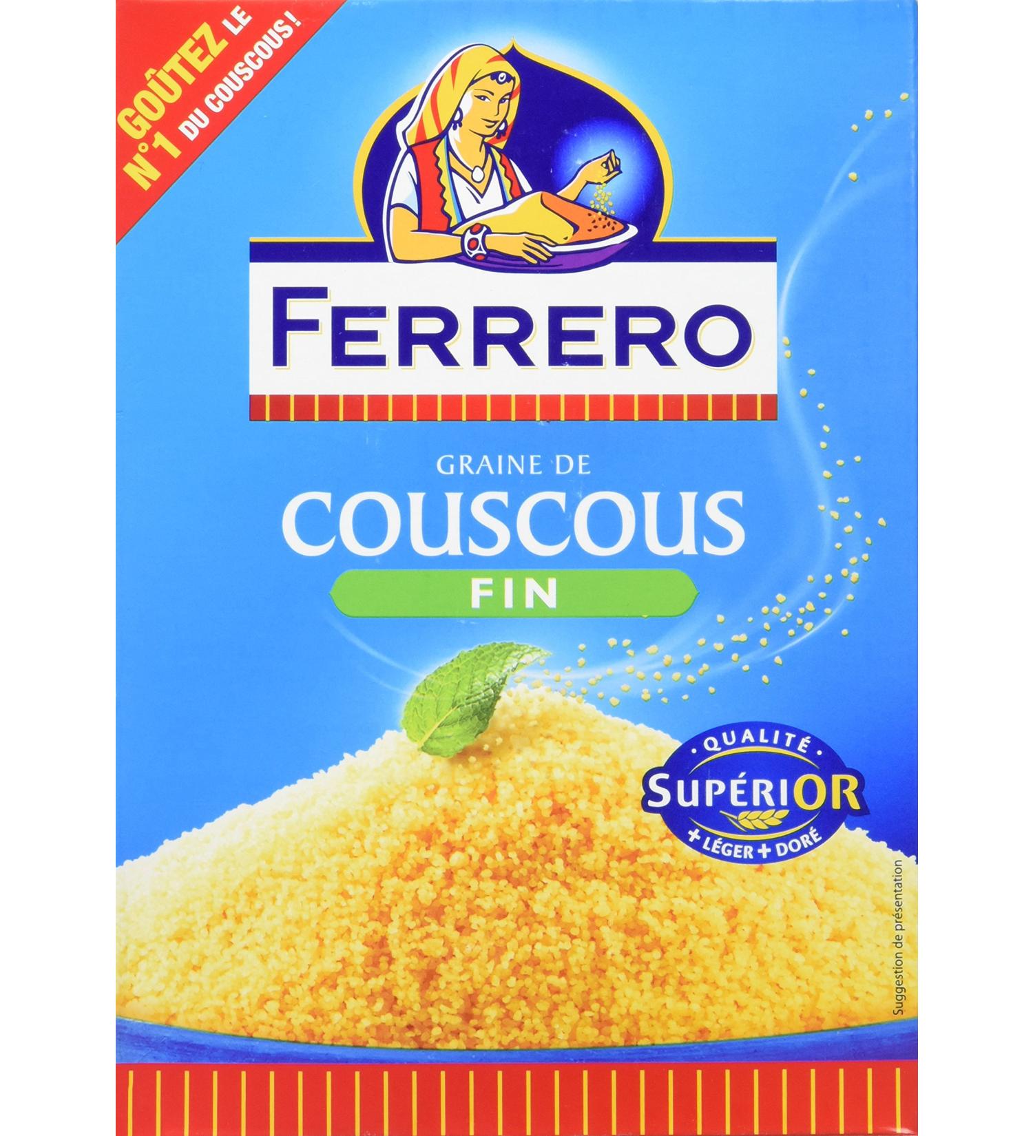 Ferrero Fine Couscous 500 g - Pack of 3 - Buy Online on GoSupps.com