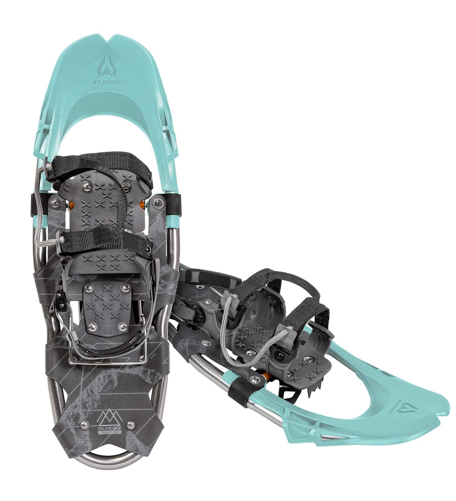 Wildhorn Delano Snow Shoes - Lightweight & Fully Adjustable, Crystal Blue 22, Aluminum Frame - for Women, Men, and Youth - Buy Online on GoSupps.com