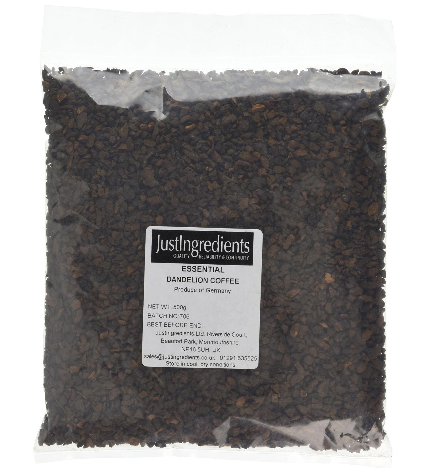 JustIngredients Essentials Dandelion Coffee 500 g - Buy Online on GoSupps.com