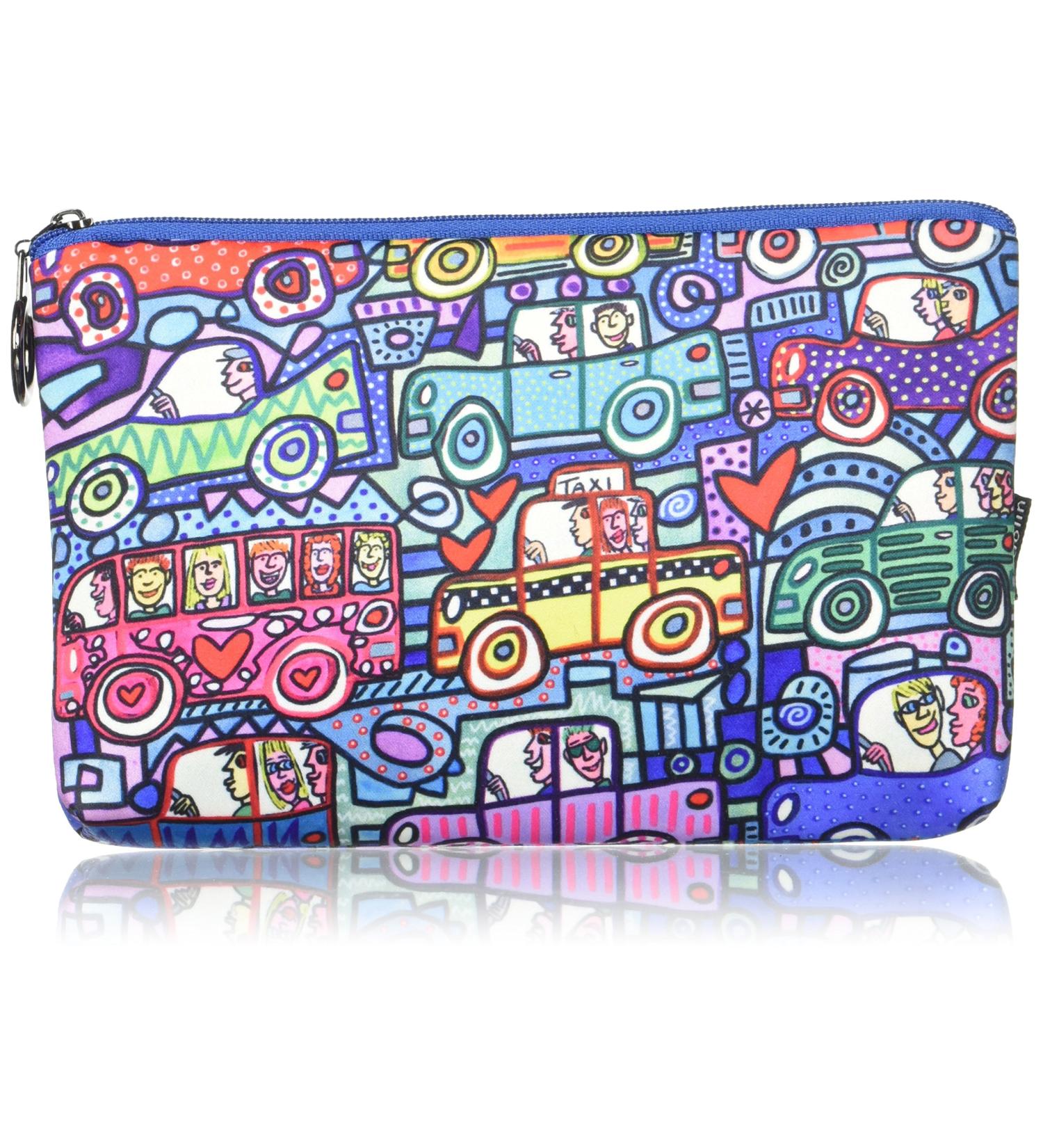 Fridolin Multi-Coloured Cosmetic Bag - Stylish & Spacious Travel Accessory | International Shipping - Buy Online on GoSupps.com