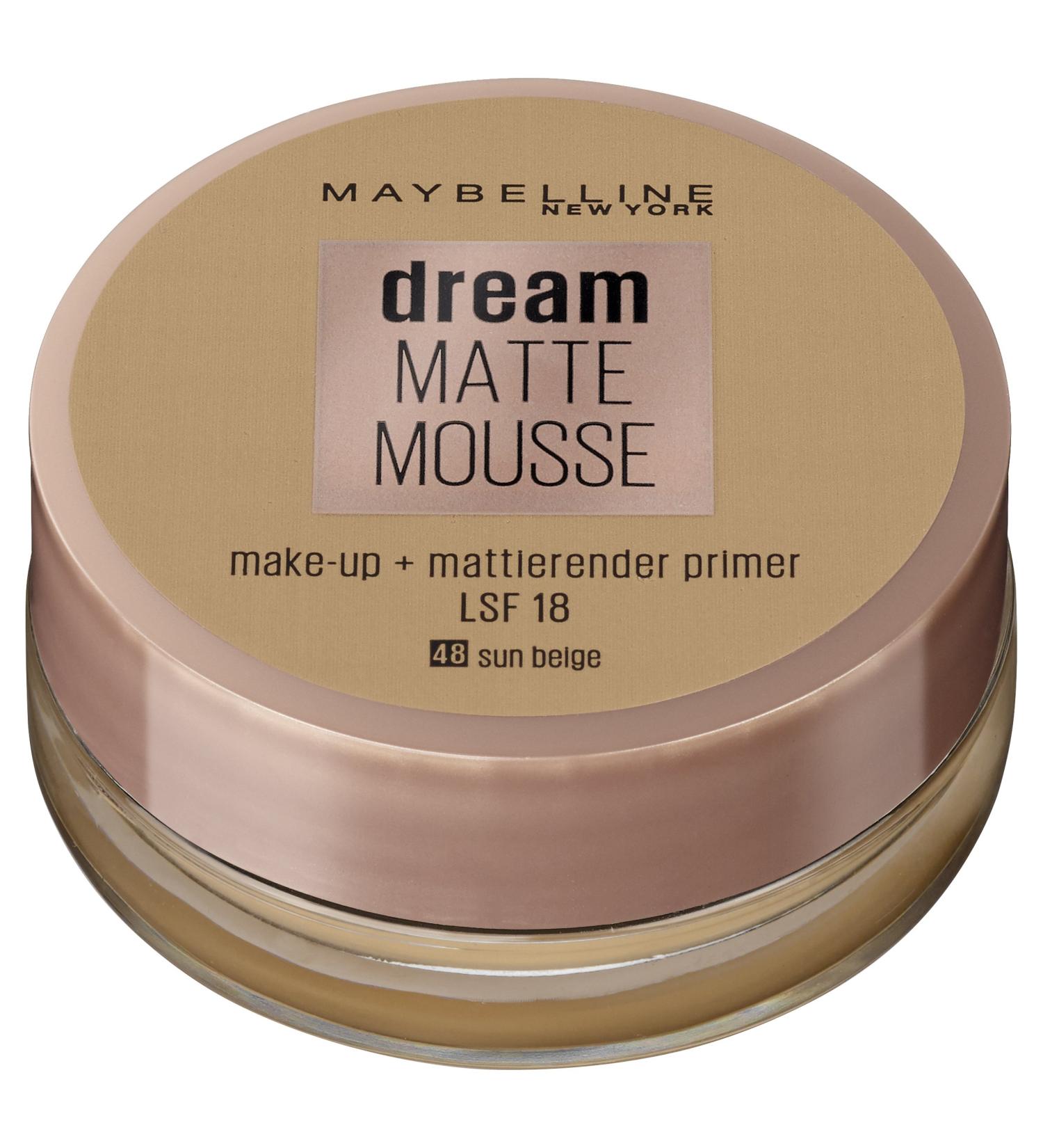 Maybelline Jade Dream Matte Mousse Foundation 18 ml - 48 Sun Beige - Pack of 1 - Buy Online on GoSupps.com