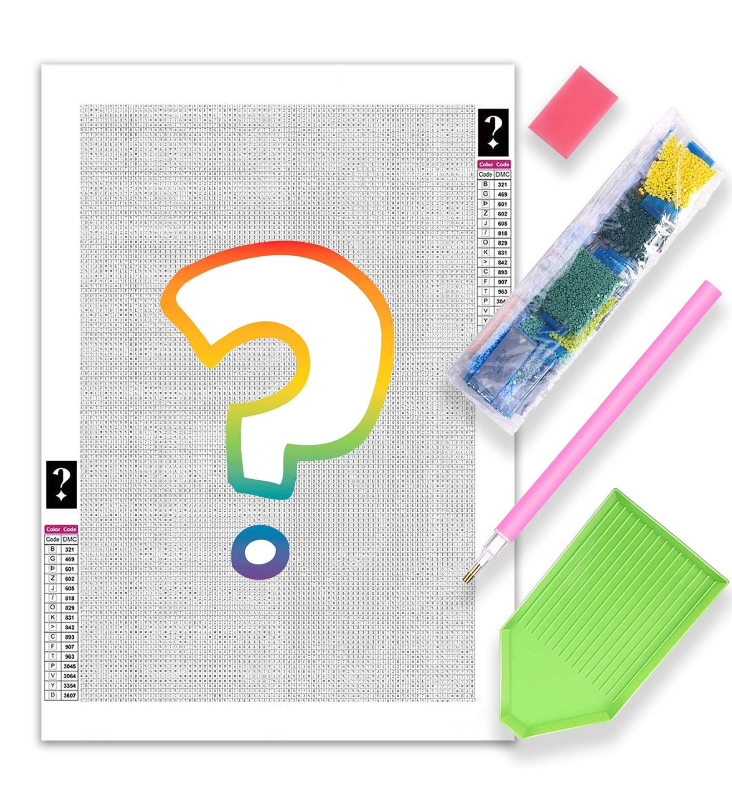 Yomiie 5D Diamond Painting Kit - DIY Full Round Drill Art Embroidery Rhinestone Craft Canvas Home Decor - 12X16in or 14x14in - Buy Online on GoSupps.com