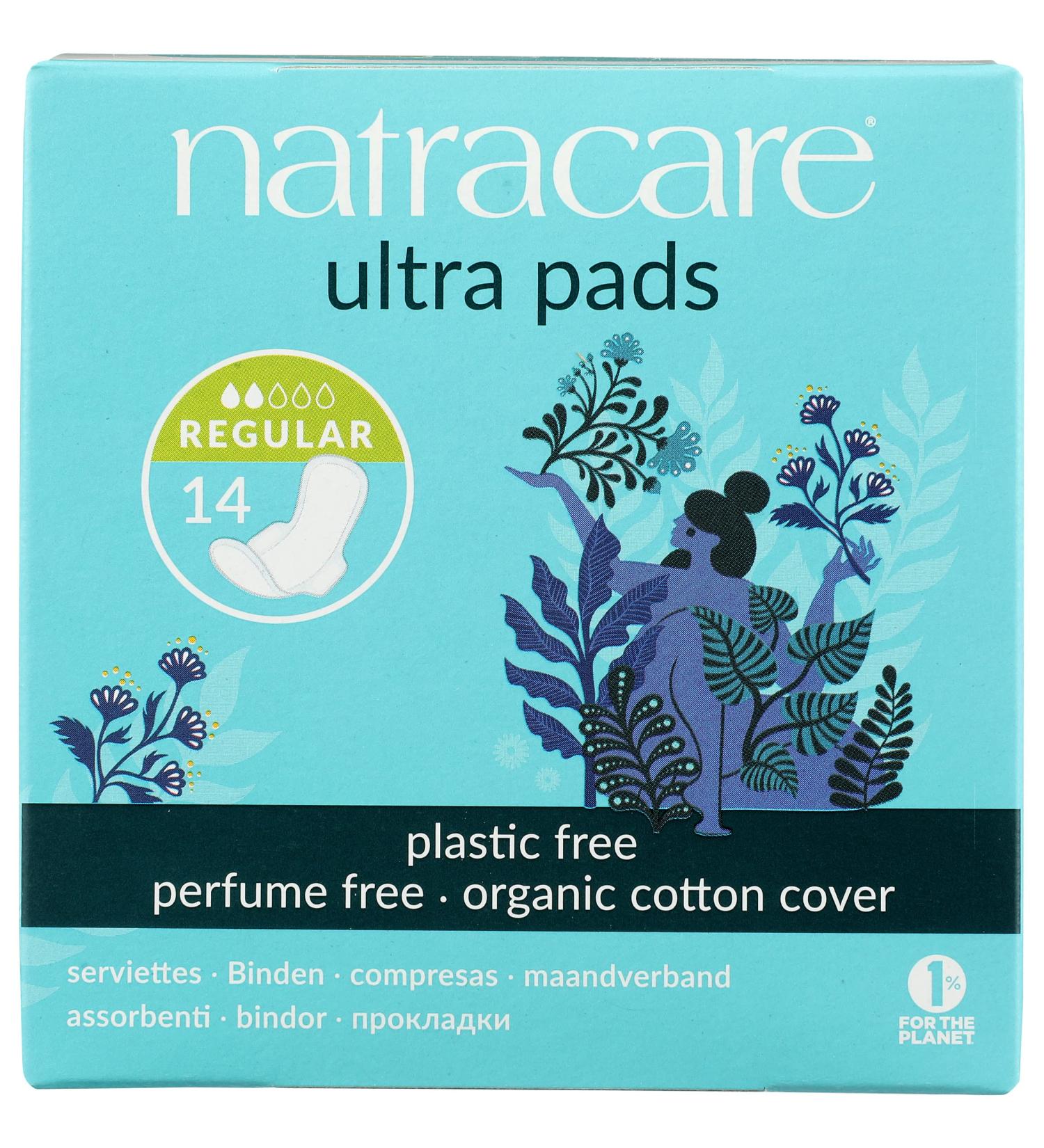 Natracare Pads Ultra with Wings 14 Pcs Pack of 1