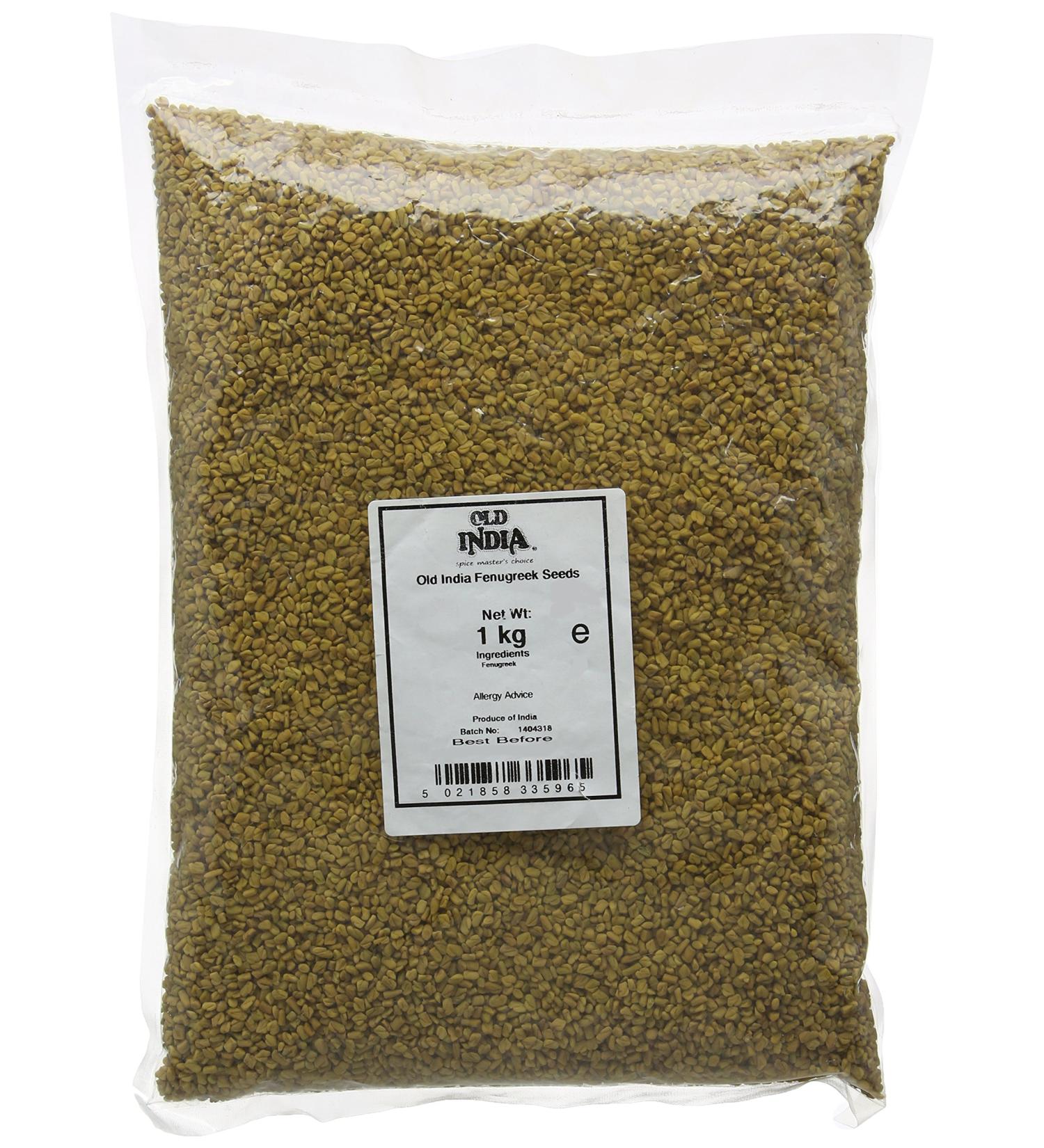 Old India Fenugreek Seeds 1 Kg - Premium Quality Spices for Cooking | Buy Online - Buy Online on GoSupps.com