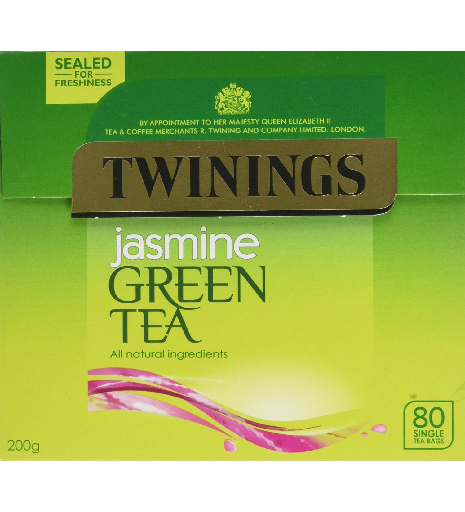 Twinings Jasmine Green Tea - 80 Tea Bags, 80 Count - Pack of 1 - Buy Online on GoSupps.com