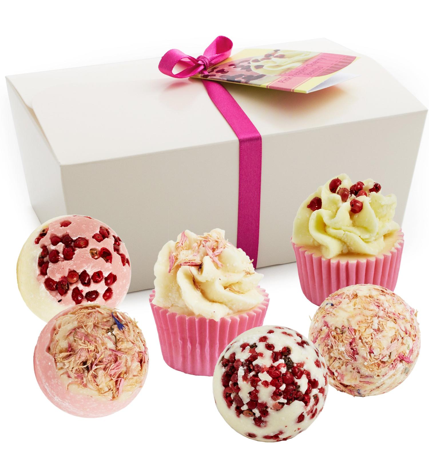 BRUBAKER Pink Moments Bath Chocolates Set - Handmade Vegan Luxury for Spa & Relaxation - Buy Online on GoSupps.com