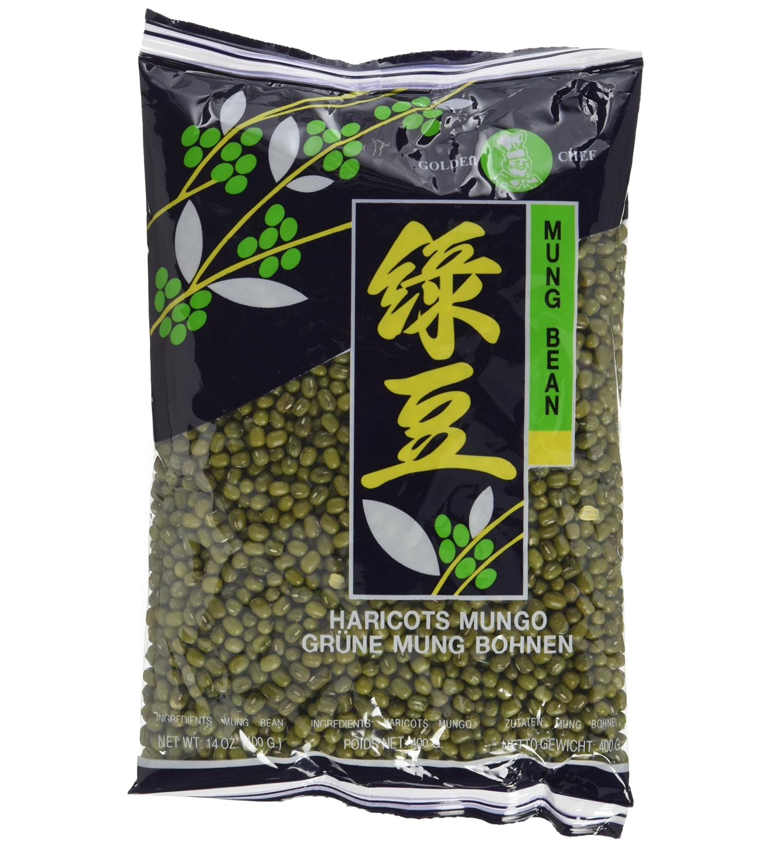 Golden Chef Green Mung Beans - Premium Quality 400g for Cooking & Health Benefits | Buy Internationally - Buy Online on GoSupps.com