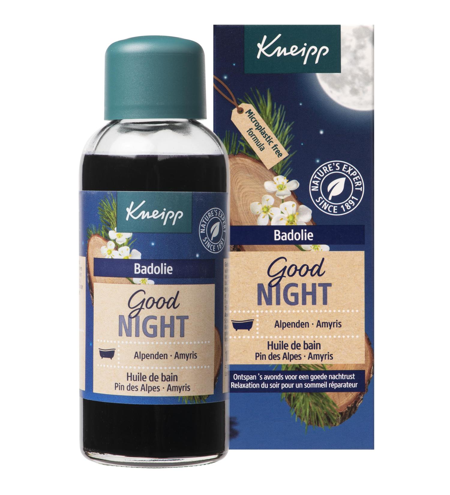 Kneipp Bath Oil Good Night Alpine Pine - Amyris 100ml - Buy Online on GoSupps.com