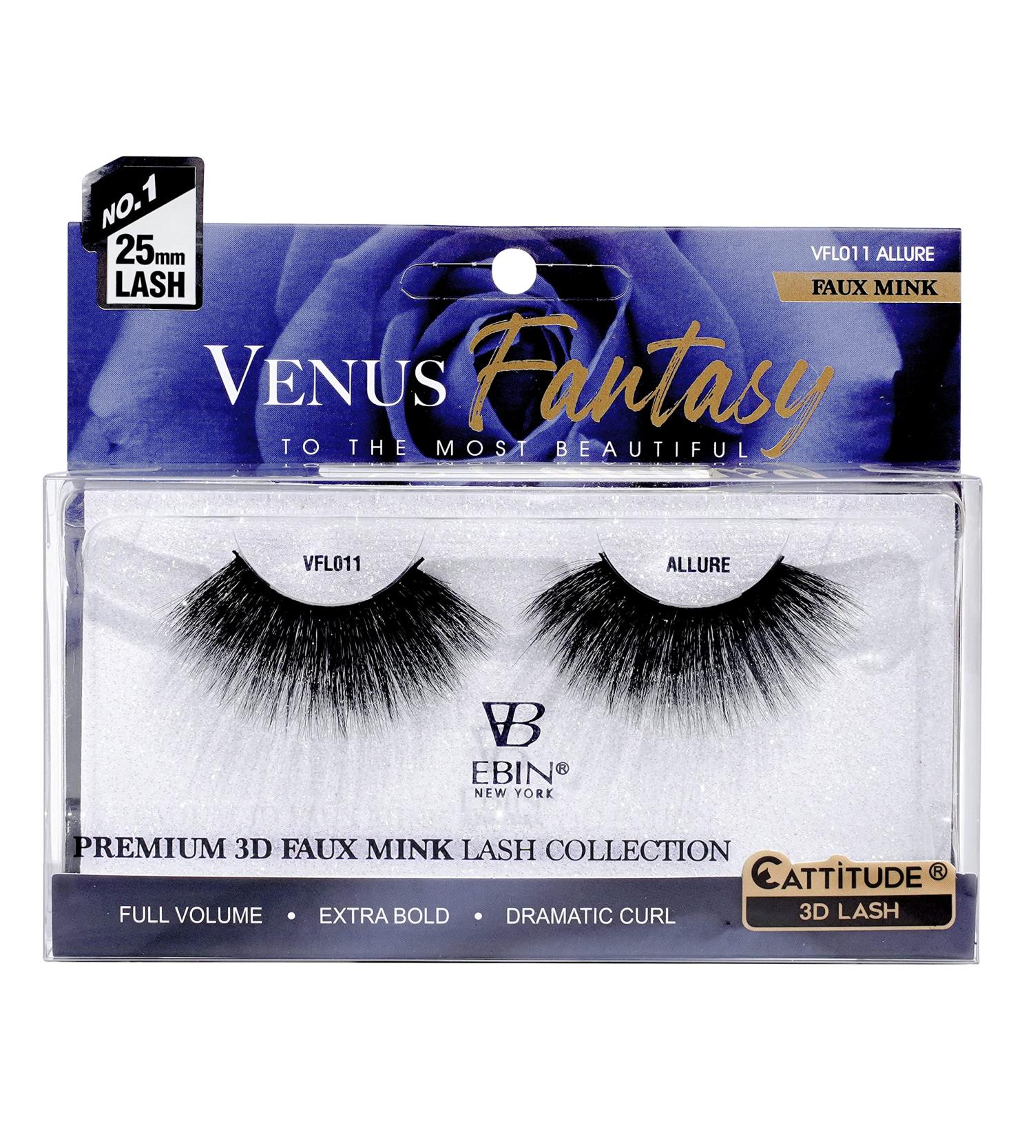 Buy CATTITUDE 3D Lashes Venus Fantasy | 25mm Faux Mink | Full Volume & Dramatic Curl | Extra Bold Eyelash Extensions - Shop Now - Buy Online on GoSupps.com
