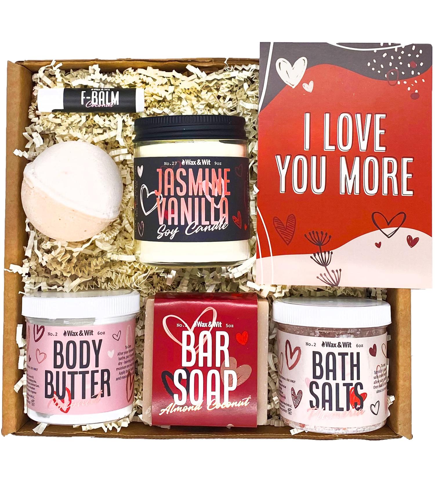 Luxury Spa Set for Mom | WAX & WIT 7-Piece Pampering Kit | Perfect Mother s Day & Birthday Gift from Daughter Son - Buy Online on GoSupps.com
