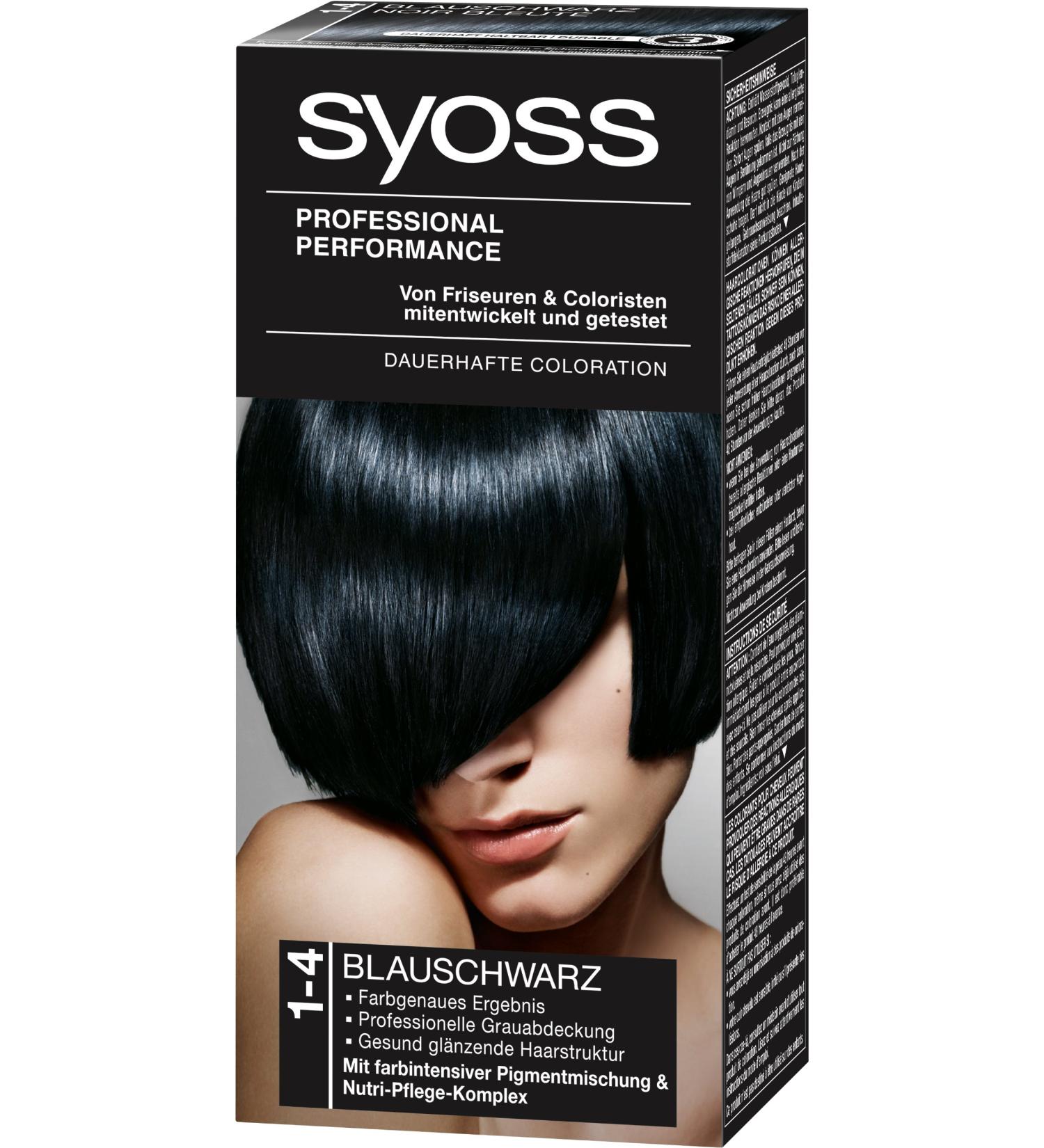Syoss Color 1-4 Blue Black Level 3 Blue Black 115 ml (1 pack)