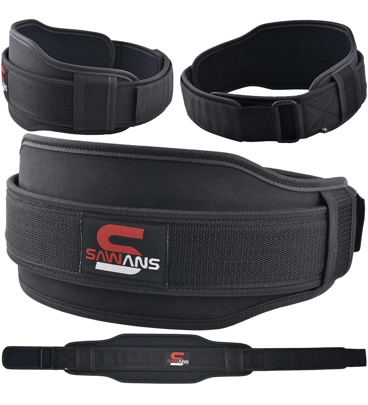 Buy Weight Leaks Neoprene Dual Resistance Weight Lifting Belt - 14cm Lightweight Squat Support for International Shipping - Buy Online on GoSupps.com