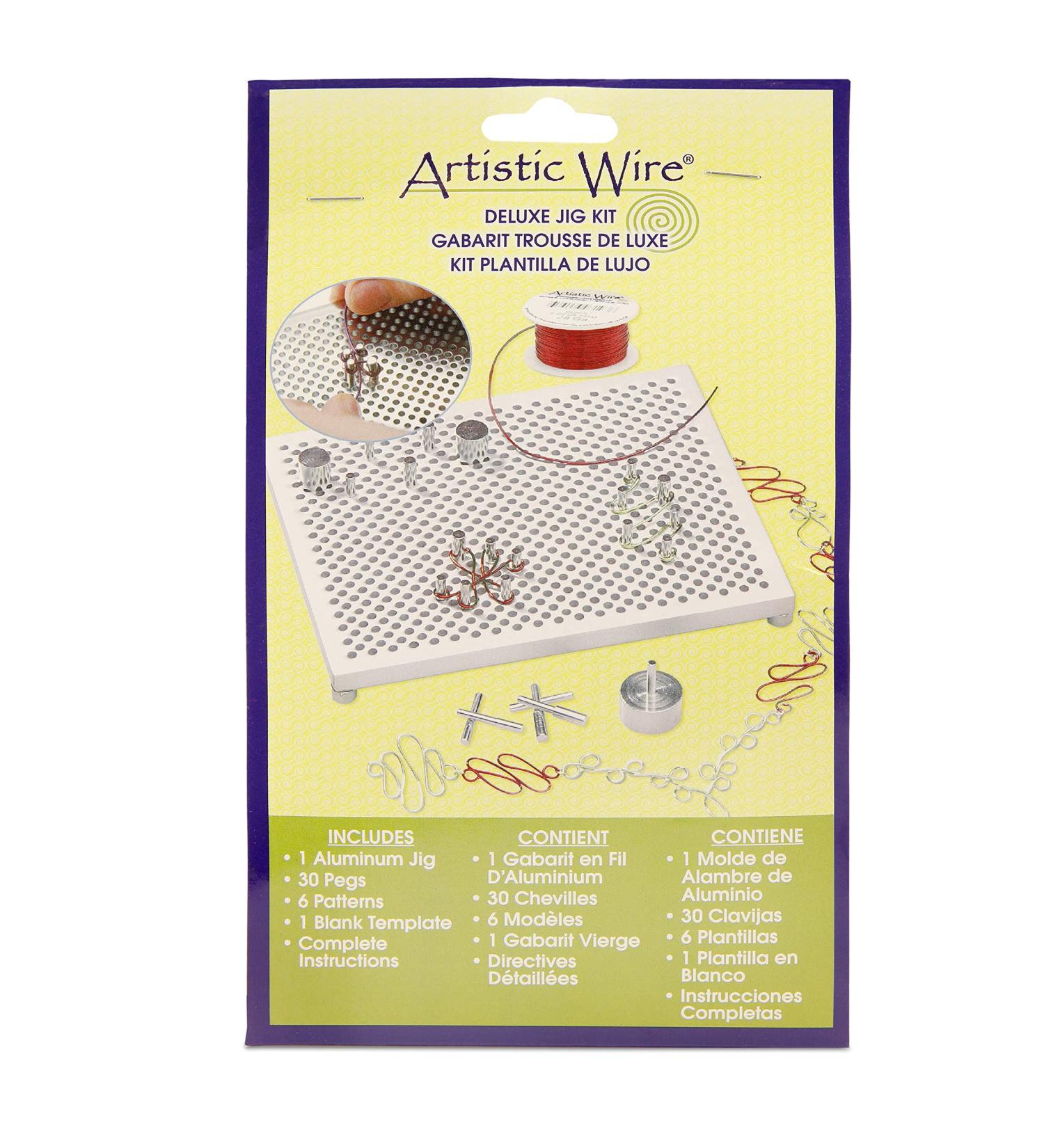Artistic Wire Deluxe Jig Kit - Stainless Steel | Easy Wire Wrapping Tool Set - Buy Online on GoSupps.com